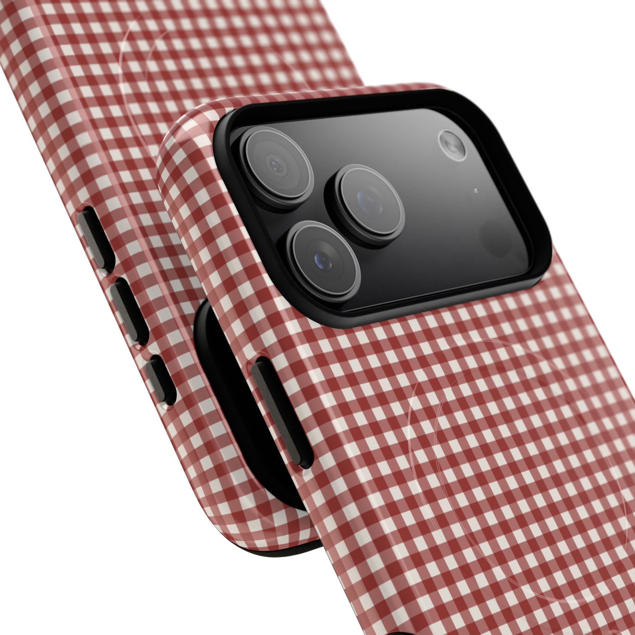 Keepcase Keepers Series — Burgundy and Cream Gingham