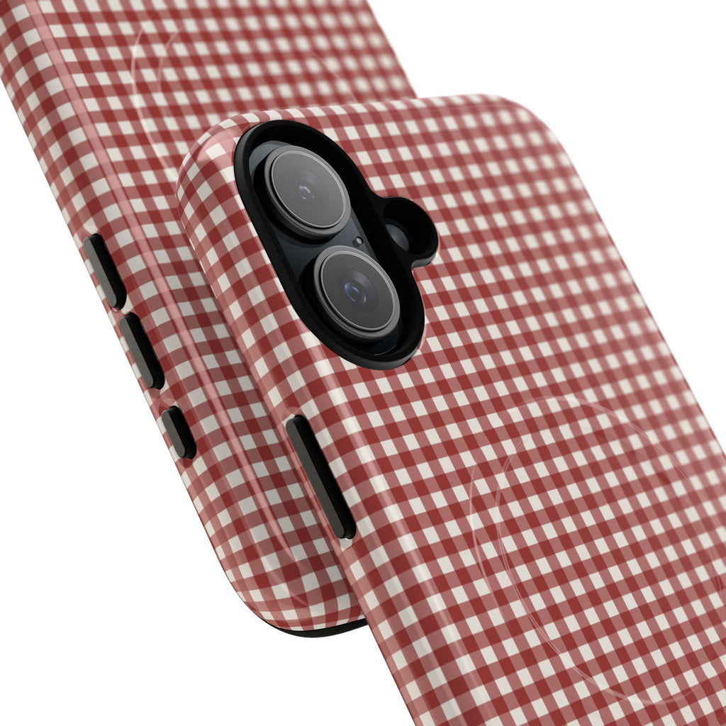 Keepcase Keepers Series — Burgundy and Cream Gingham