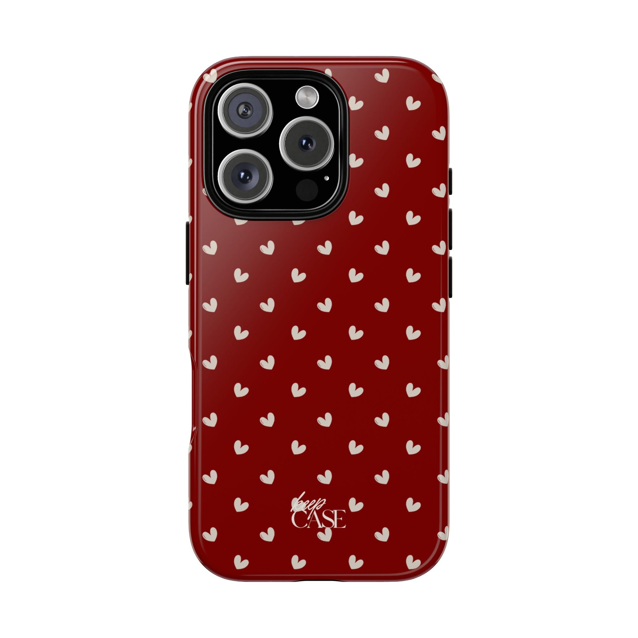 Keepcase Keepers Series — Burgundy Hearts