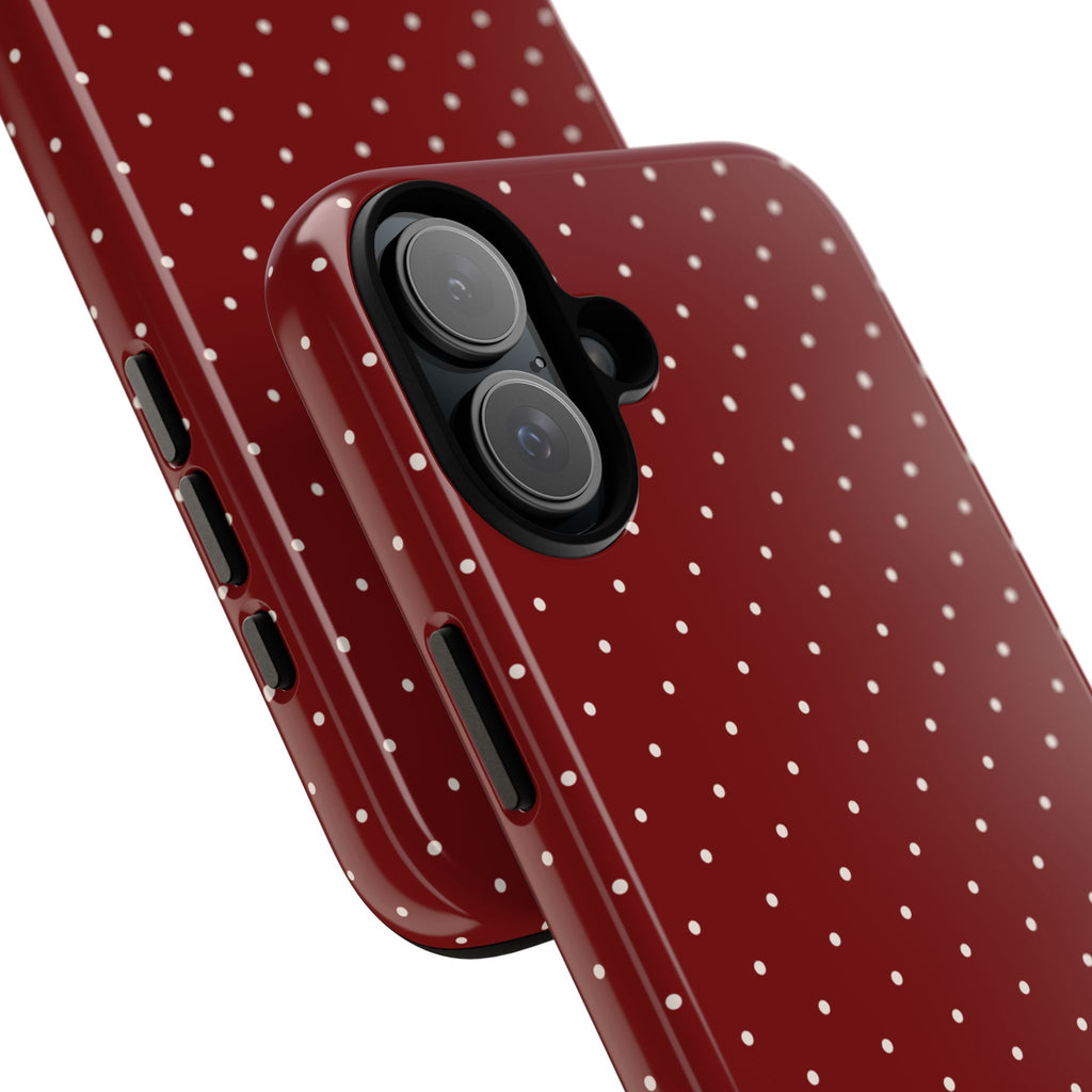 Keepcase Keepers Series — Burgundy Polka Dots
