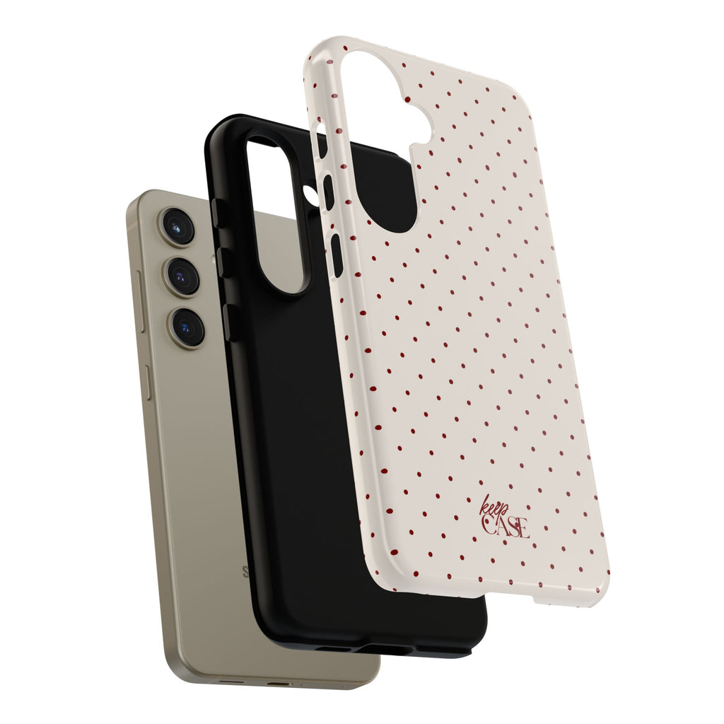 Keepcase Keepers Series — Cream Polka Dots