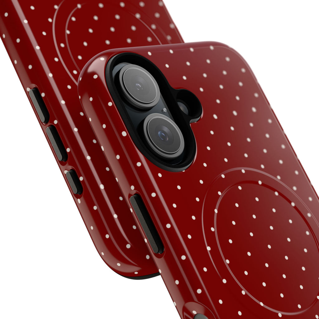 Keepcase Keepers Series — Burgundy Polka Dots