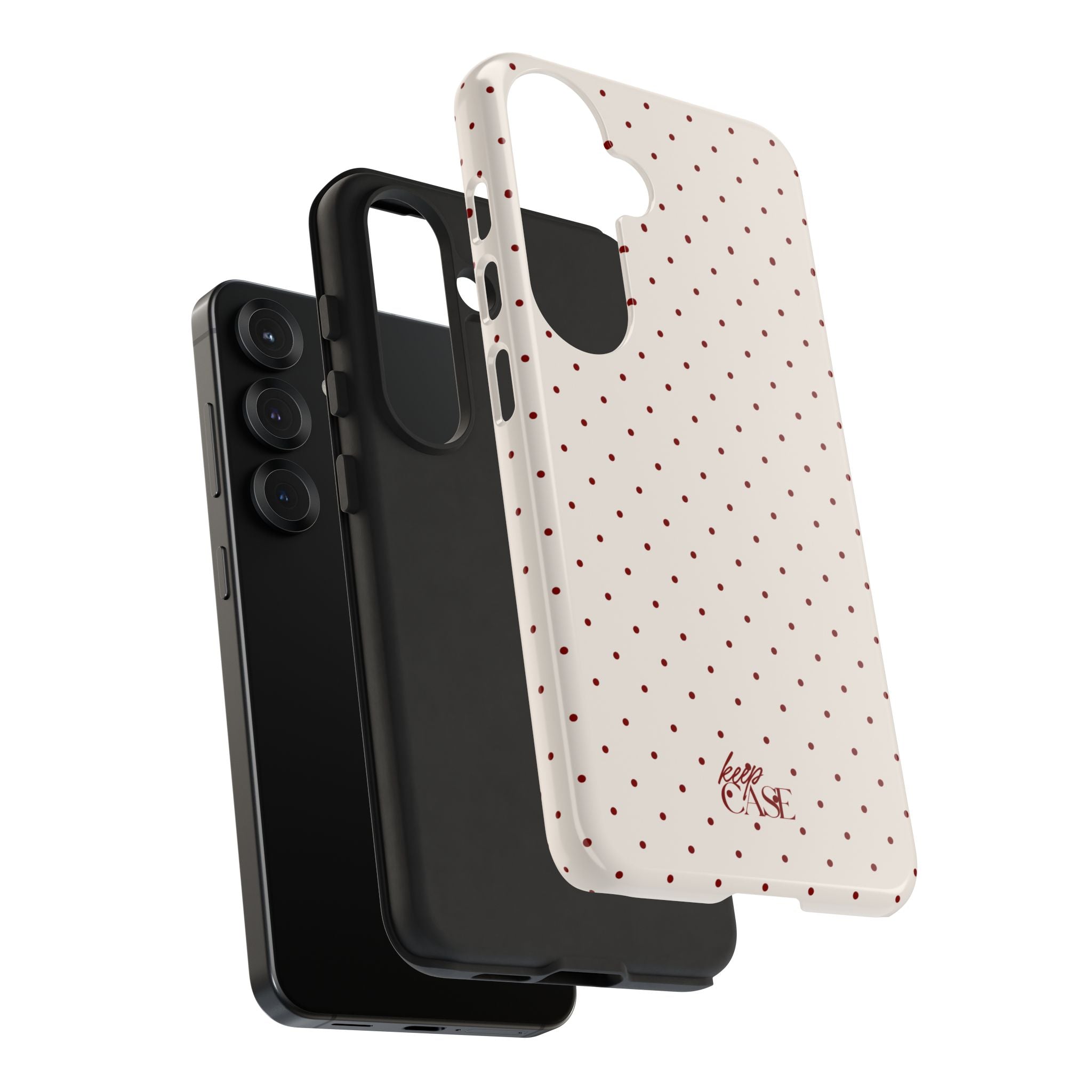 Keepcase Keepers Series — Cream Polka Dots