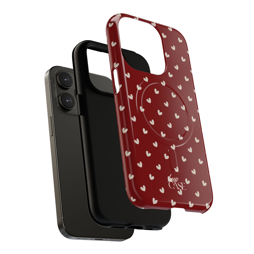 Keepcase Keepers Series — Burgundy Hearts