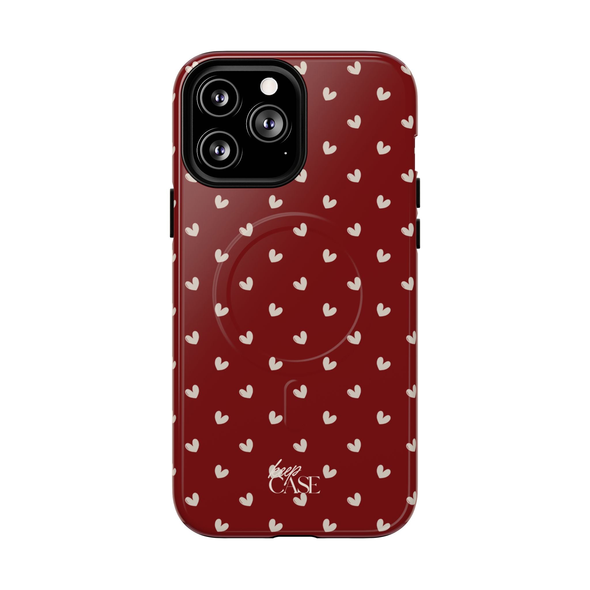 Keepcase Keepers Series — Burgundy Hearts