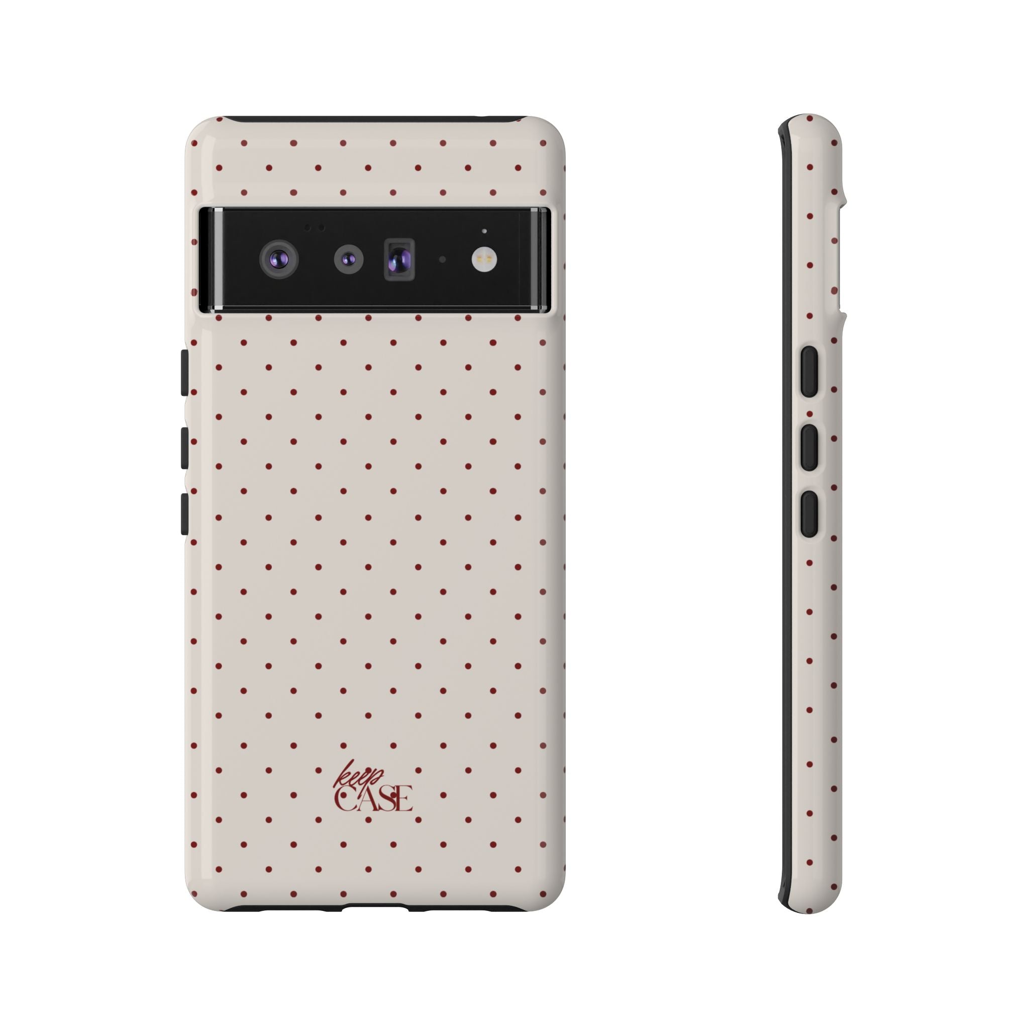 Keepcase Keepers Series — Cream Polka Dots