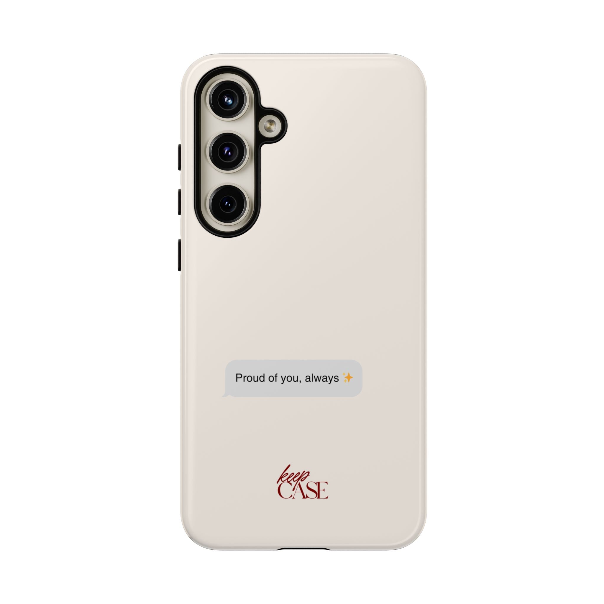 Keepcase Kept Messages Series — Proud Of You, Always (Light Mode)