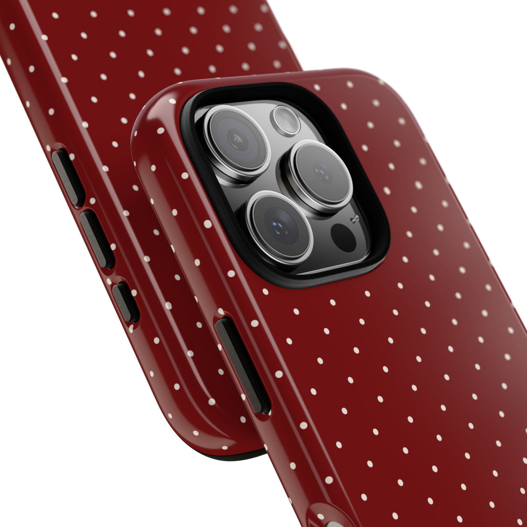 Keepcase Keepers Series — Burgundy Polka Dots