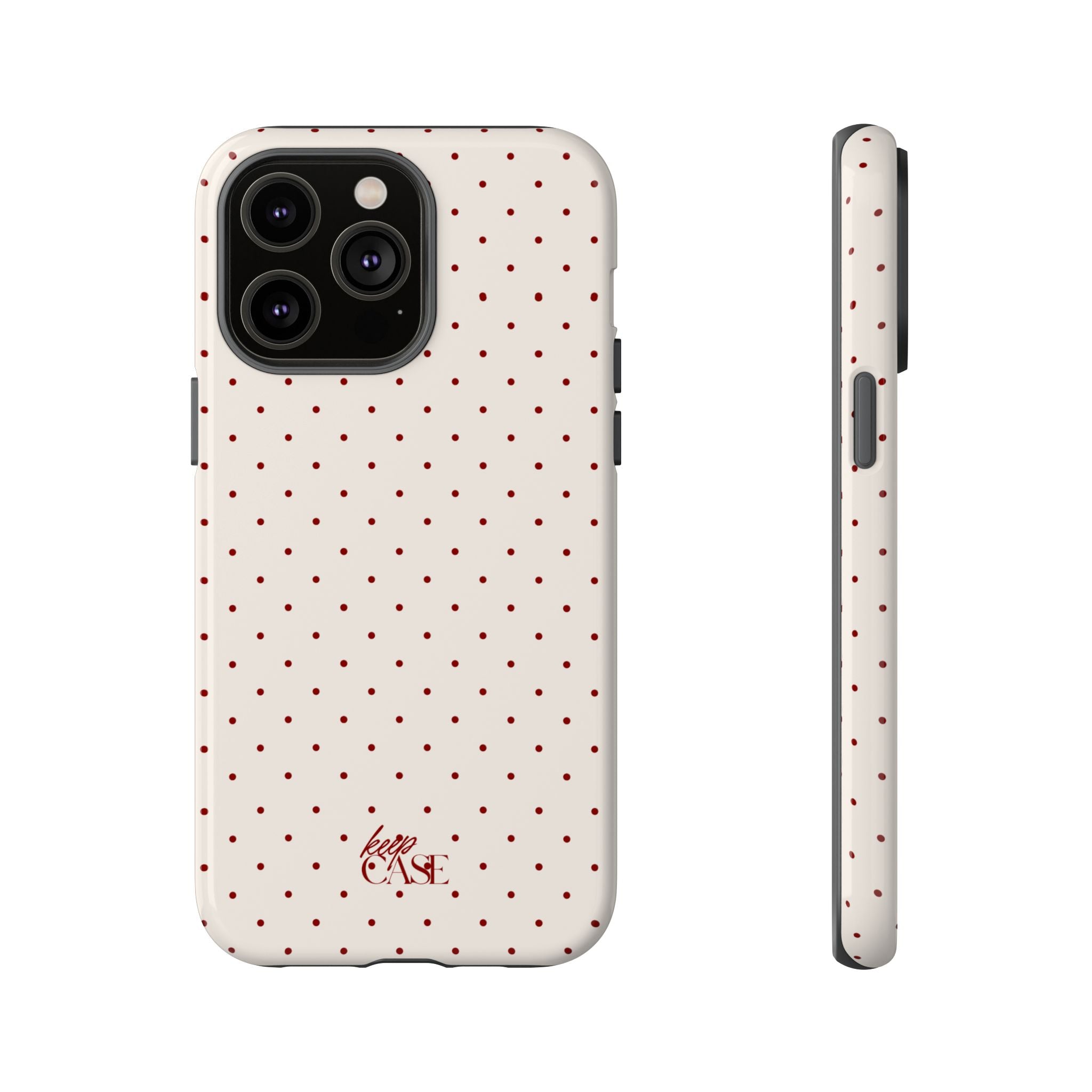 Keepcase Keepers Series — Cream Polka Dots