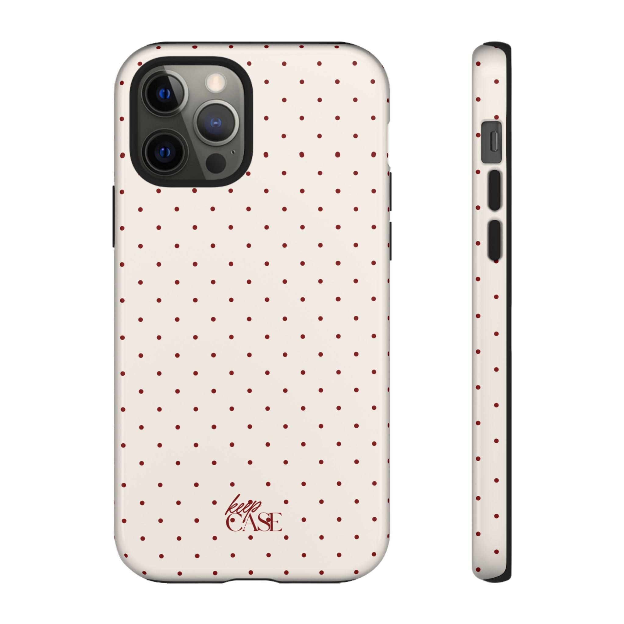 Keepcase Keepers Series — Cream Polka Dots
