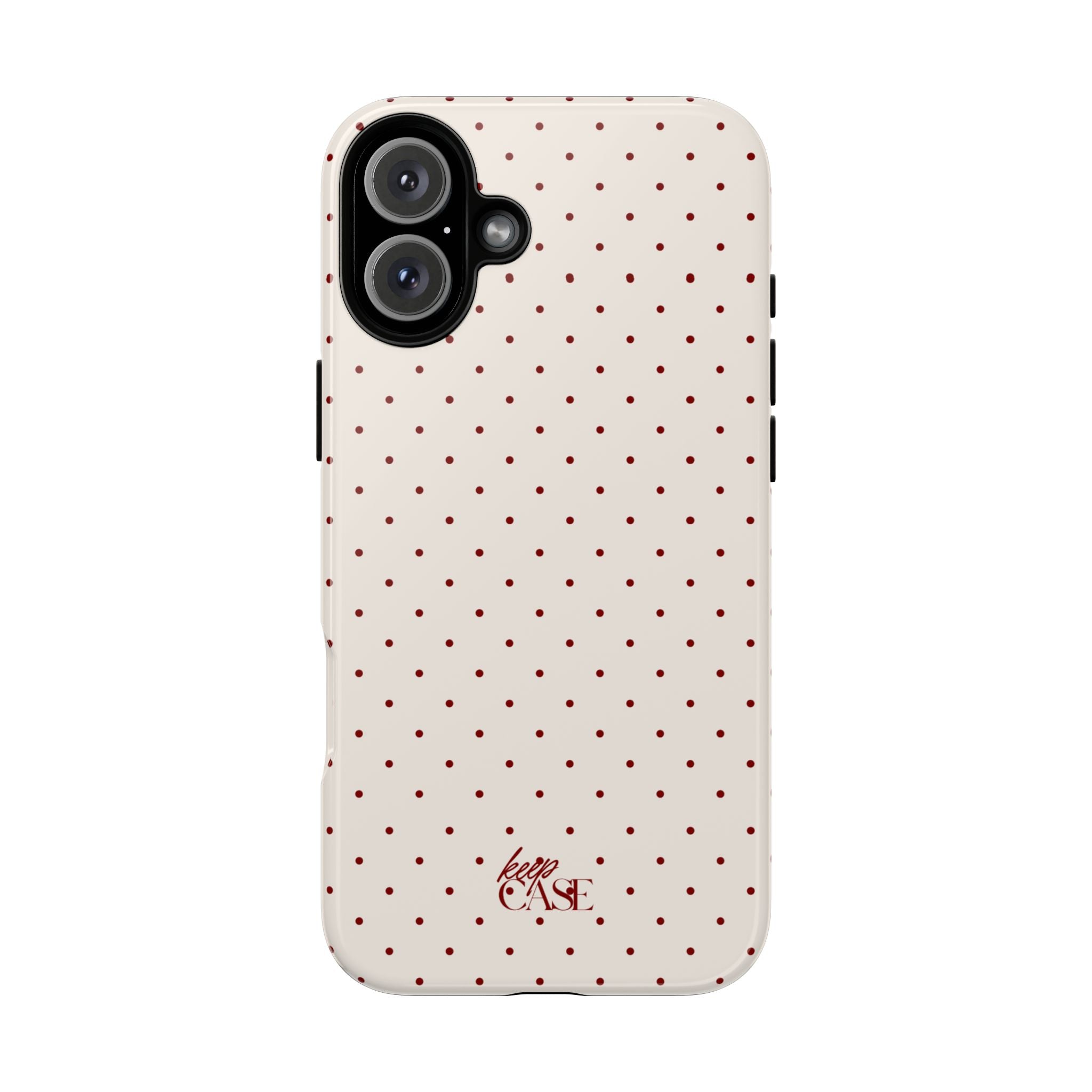 Keepcase Keepers Series — Cream Polka Dots
