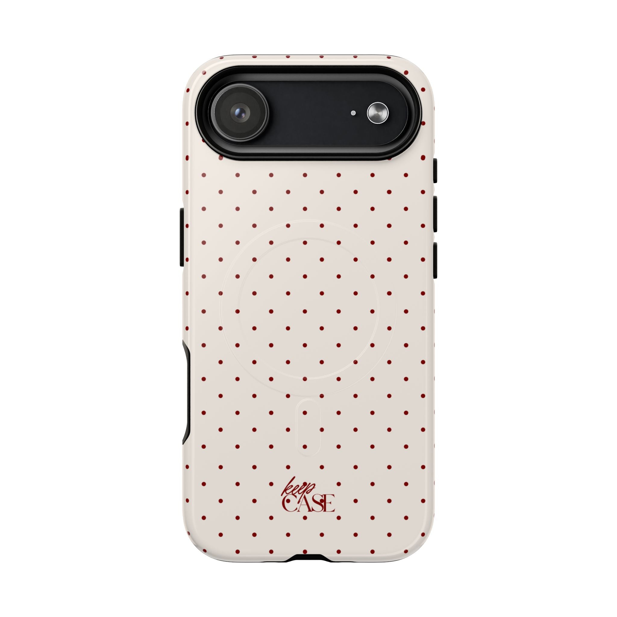 Keepcase Keepers Series — Cream Polka Dots