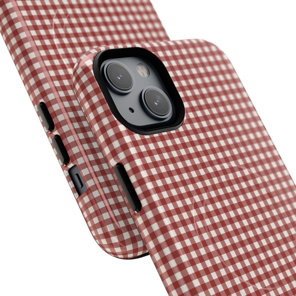 Keepcase Keepers Series — Burgundy and Cream Gingham