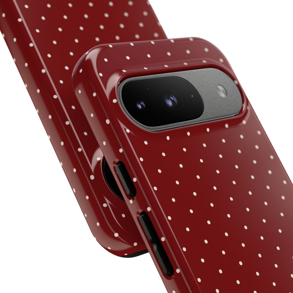 Keepcase Keepers Series — Burgundy Polka Dots
