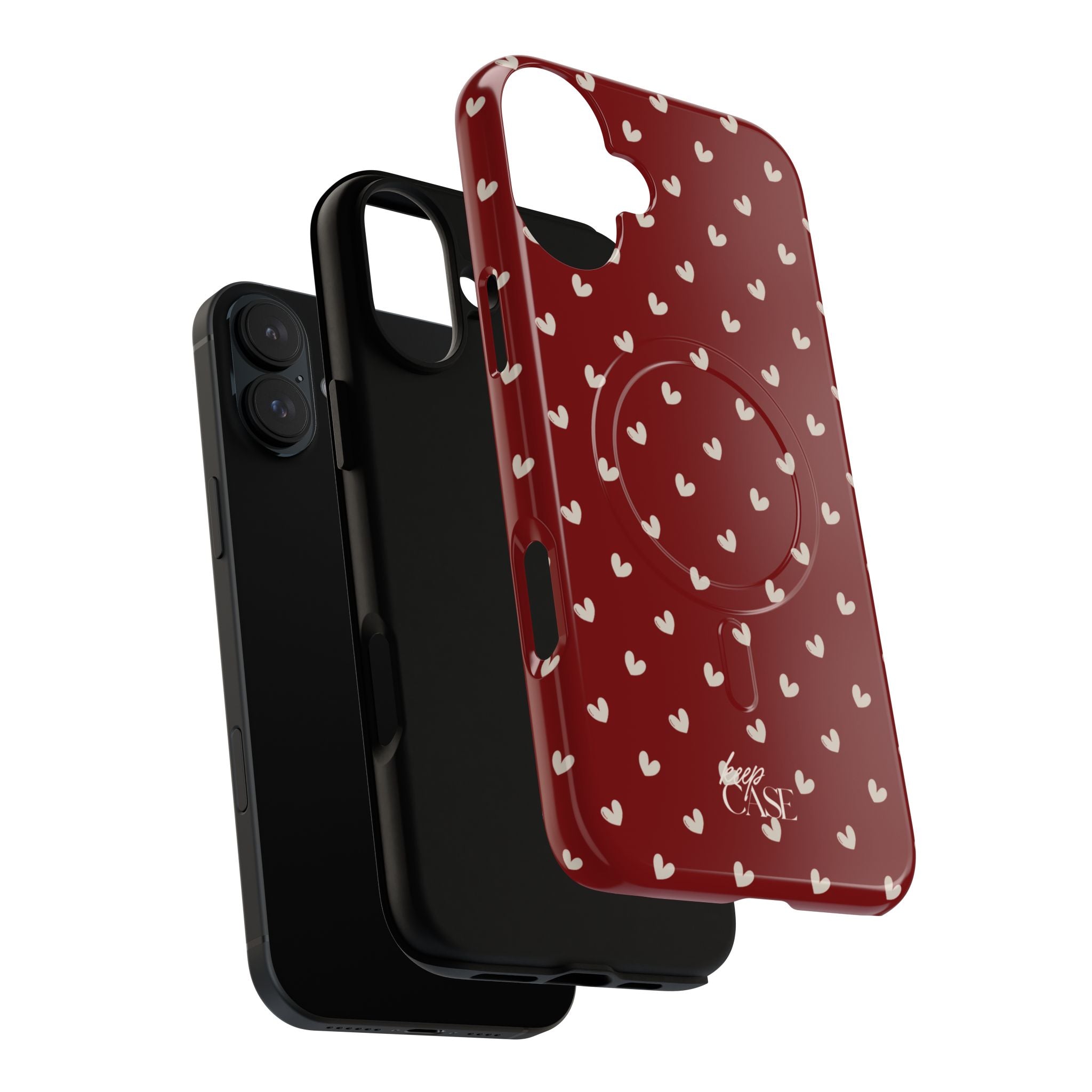 Keepcase Keepers Series — Burgundy Hearts