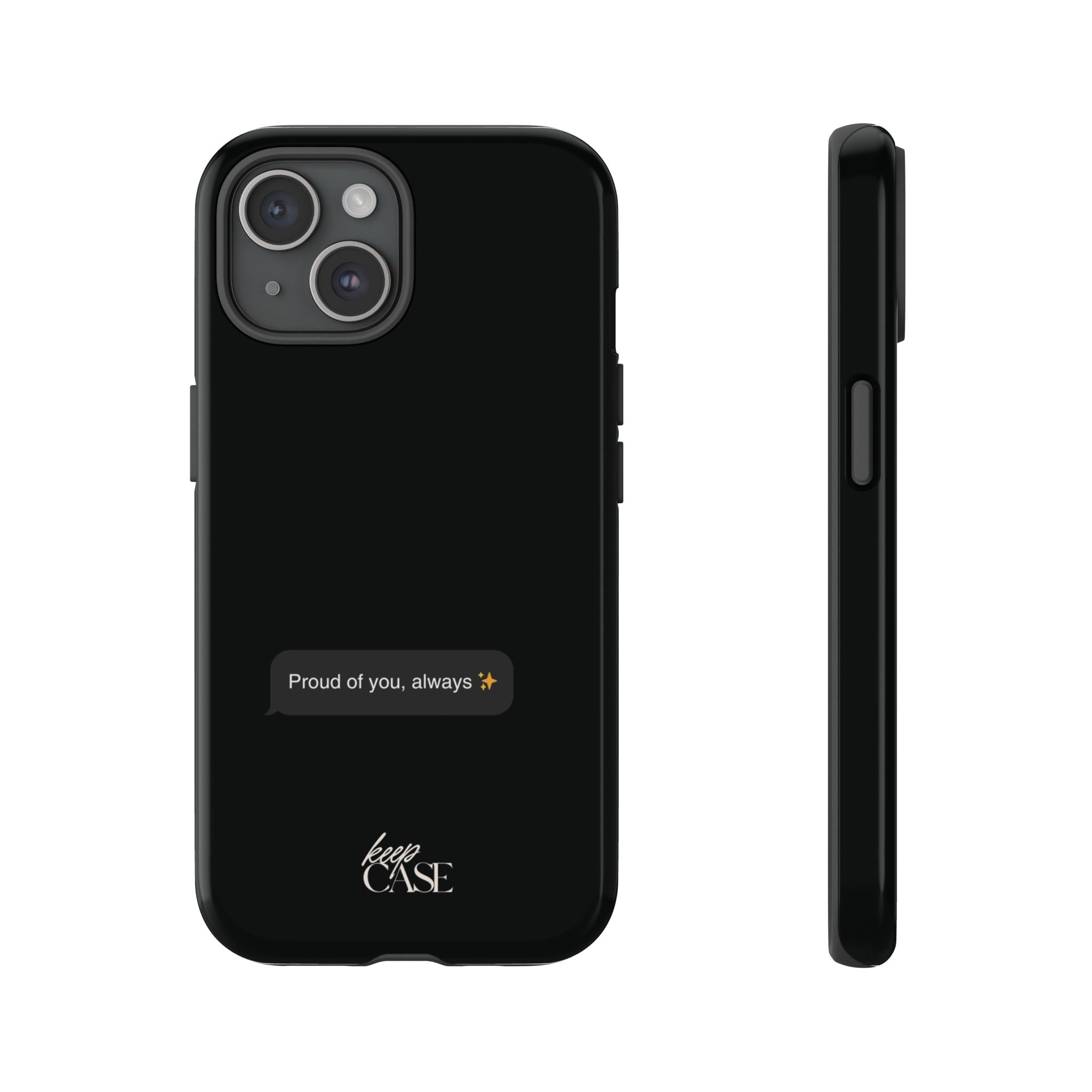 Keepcase Kept Messages Series — Proud Of You, Always (Dark Mode)