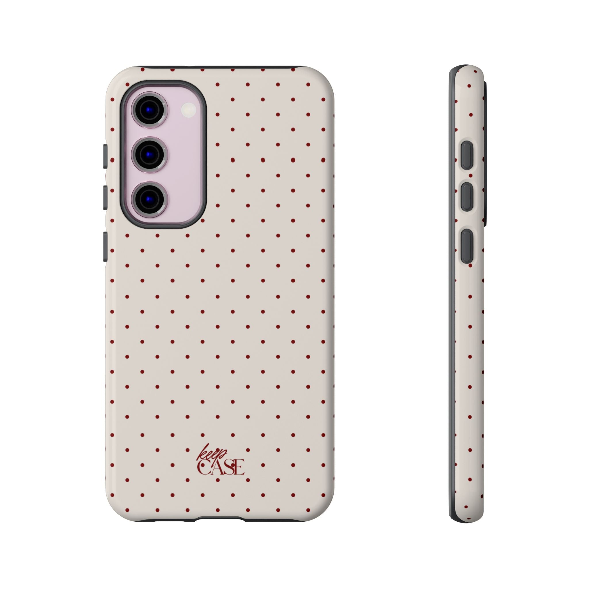 Keepcase Keepers Series — Cream Polka Dots