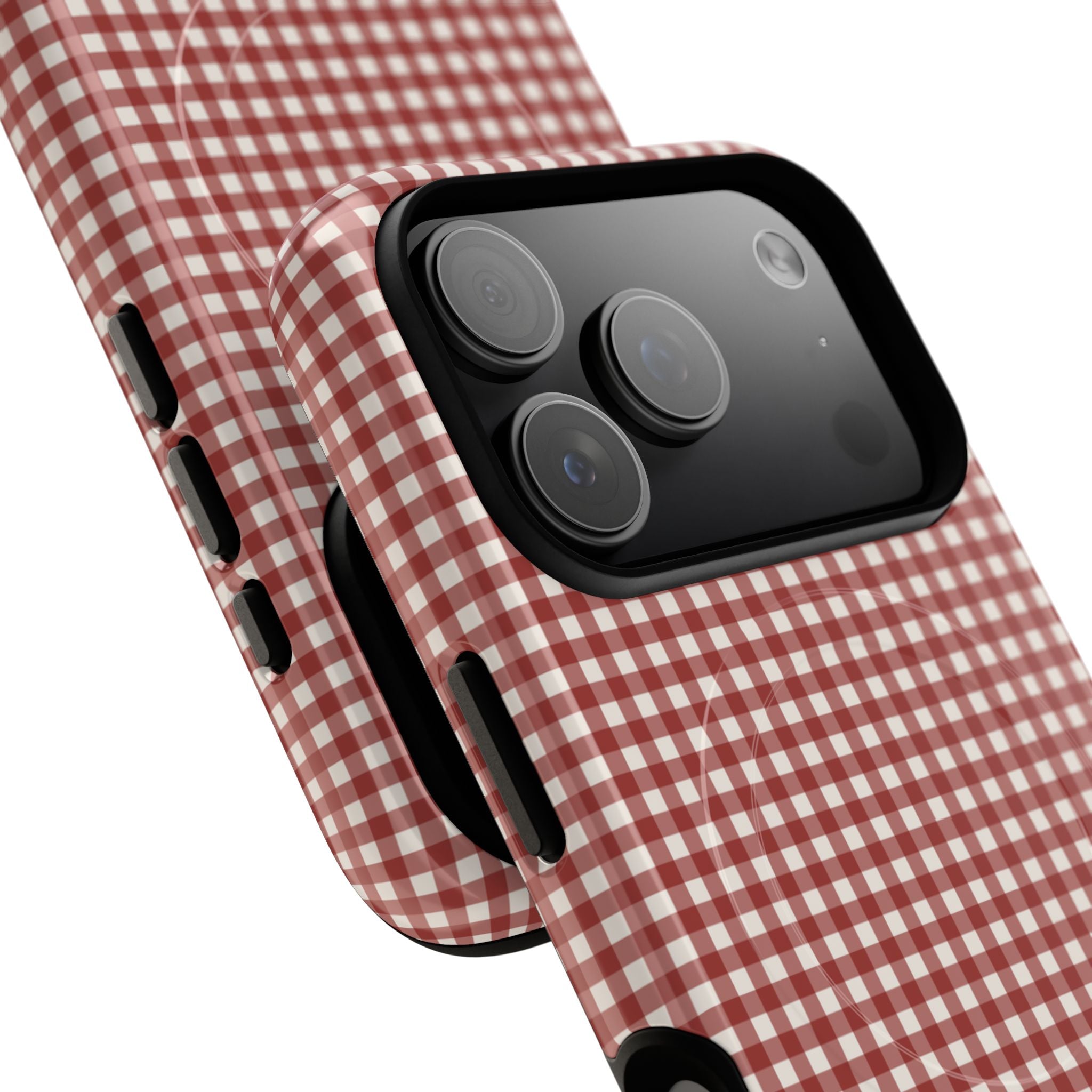 Keepcase Keepers Series — Burgundy and Cream Gingham
