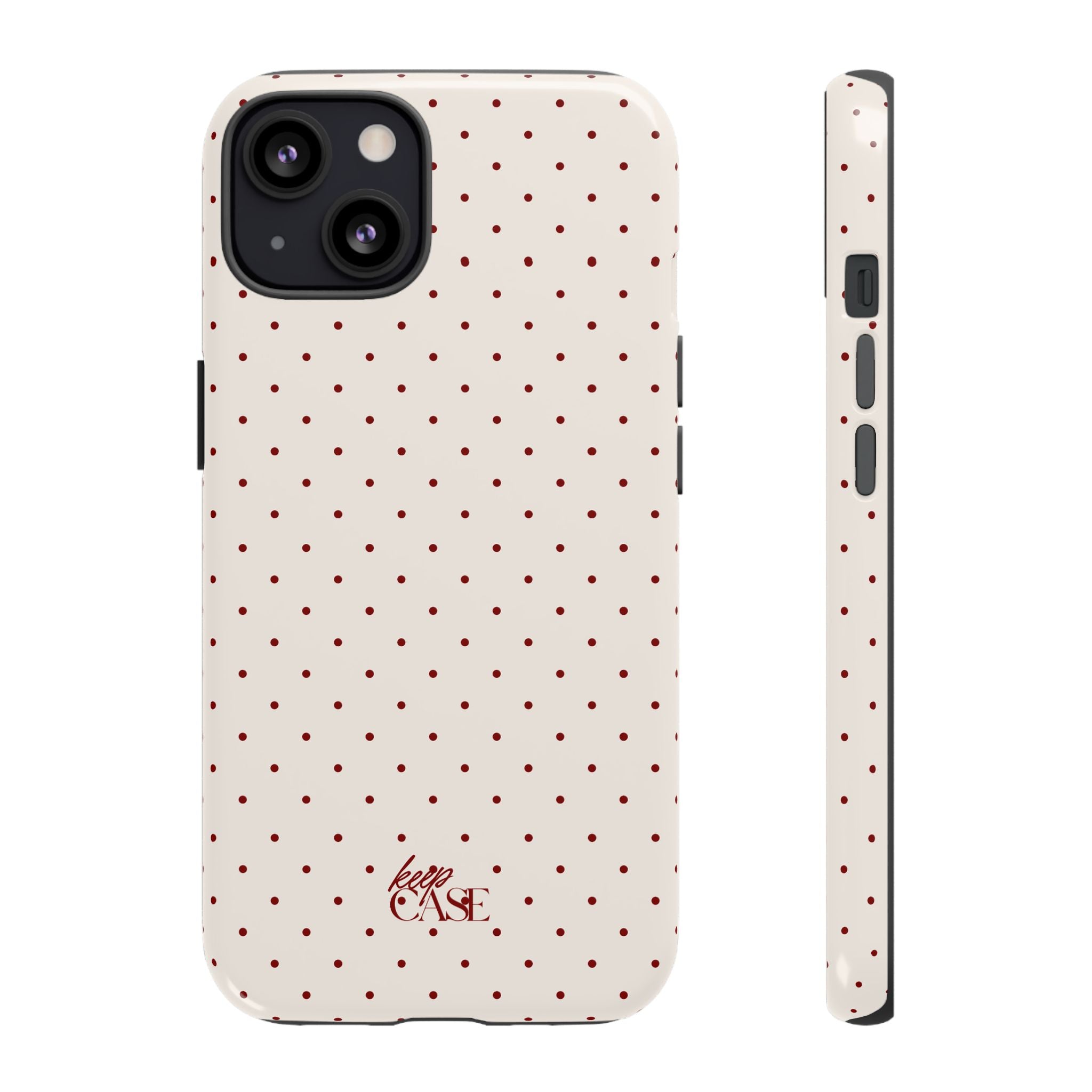 Keepcase Keepers Series — Cream Polka Dots