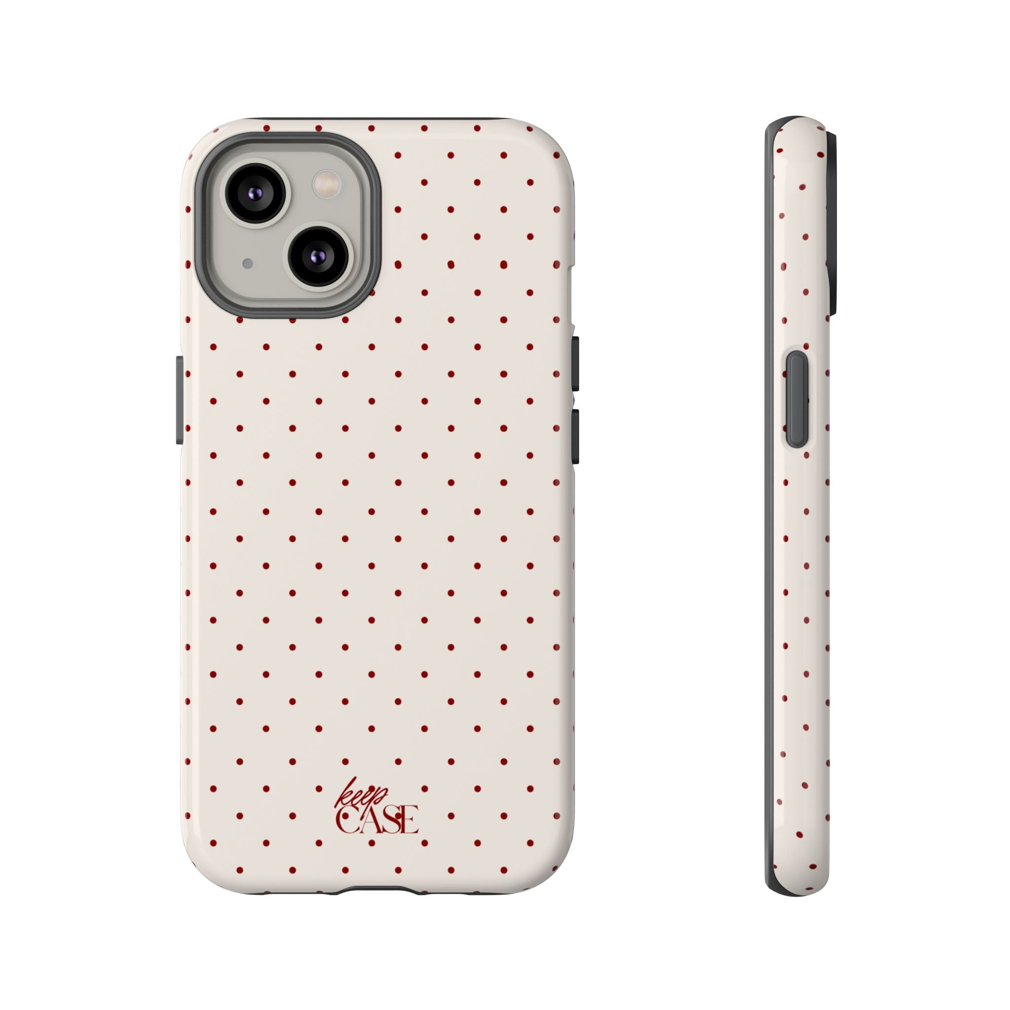 Keepcase Keepers Series — Cream Polka Dots