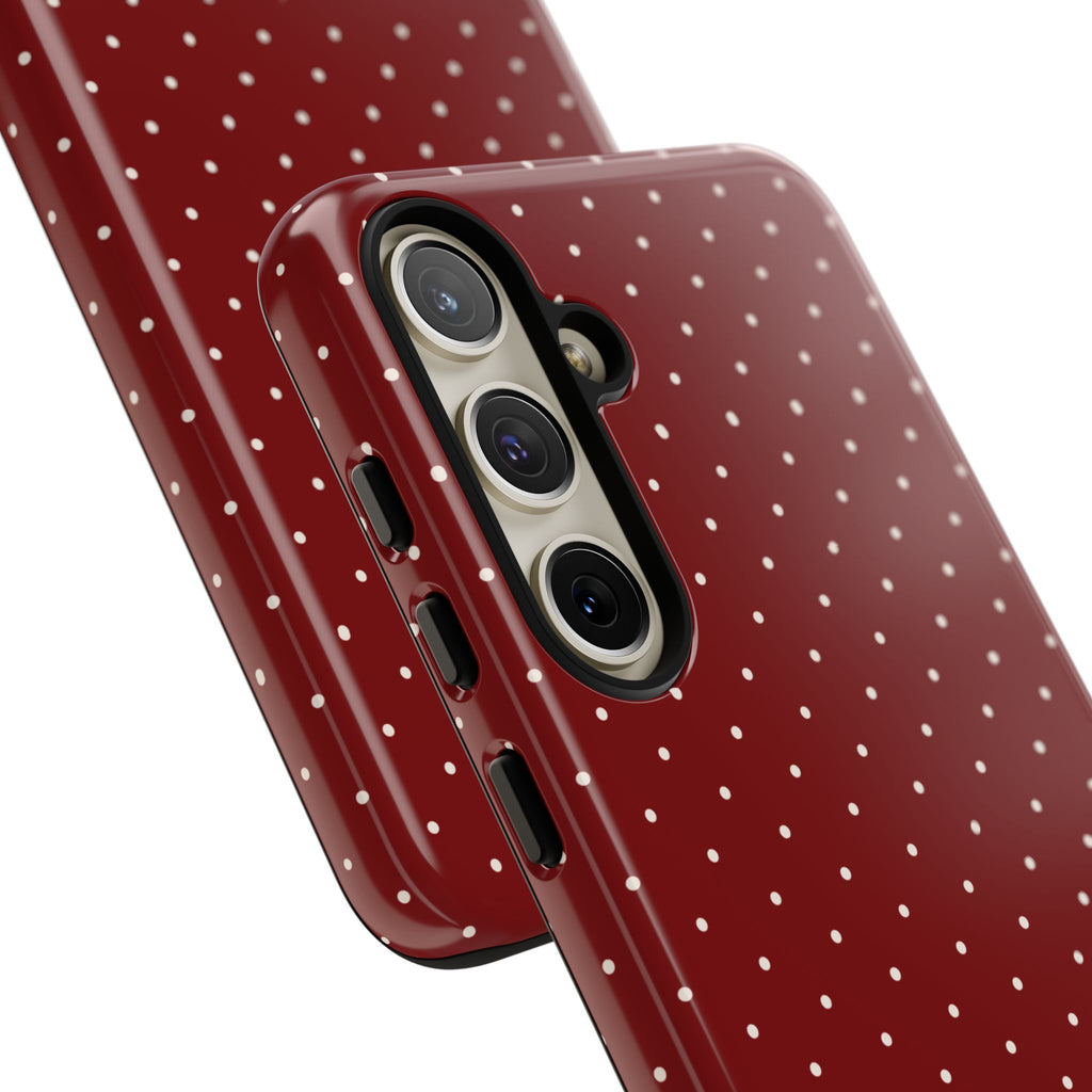 Keepcase Keepers Series — Burgundy Polka Dots