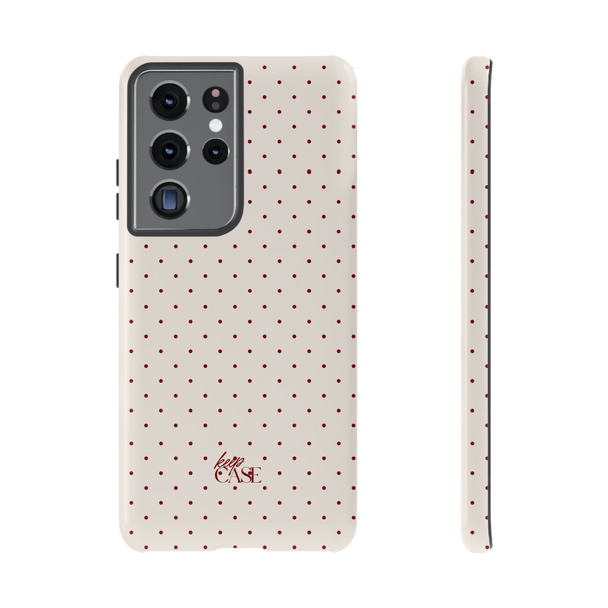 Keepcase Keepers Series — Cream Polka Dots