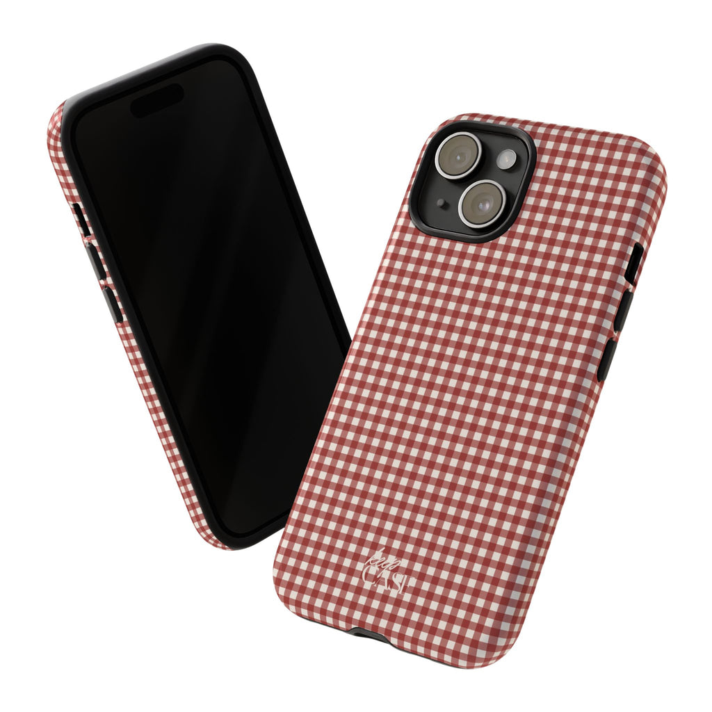 Keepcase Keepers Series — Burgundy and Cream Gingham