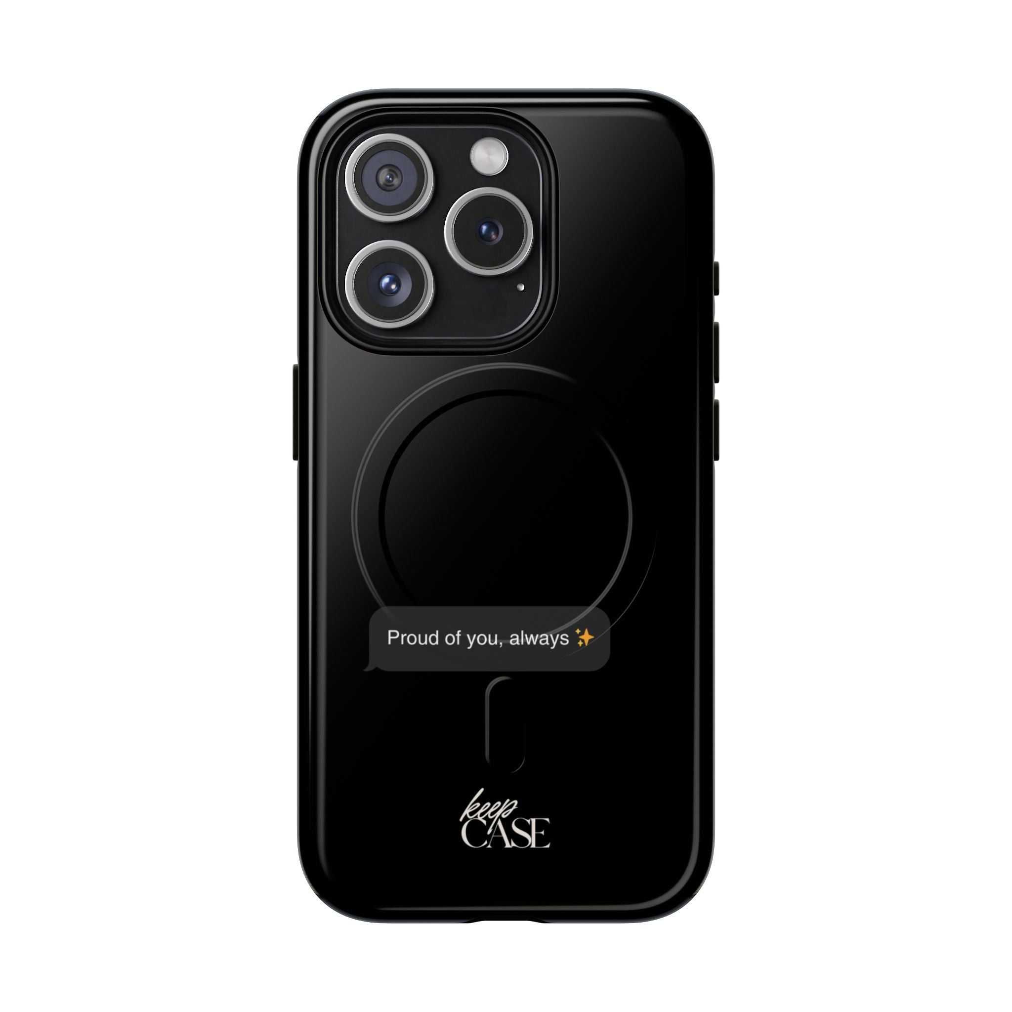 Keepcase Kept Messages Series — Proud Of You, Always (Dark Mode)