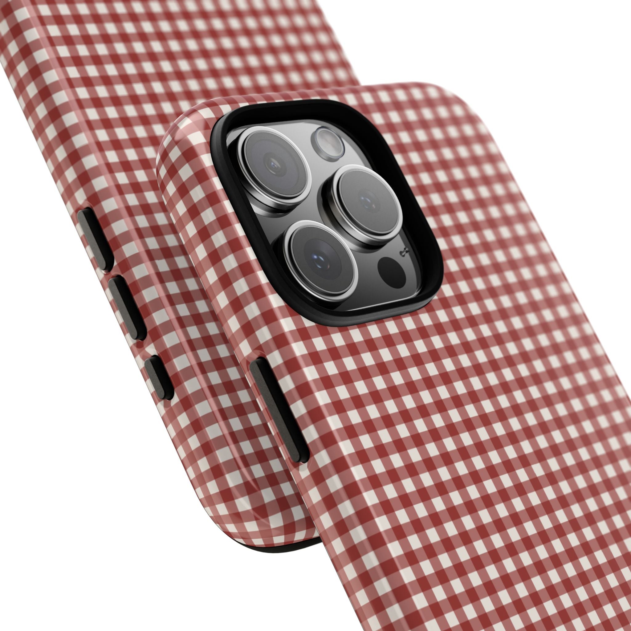 Keepcase Keepers Series — Burgundy and Cream Gingham
