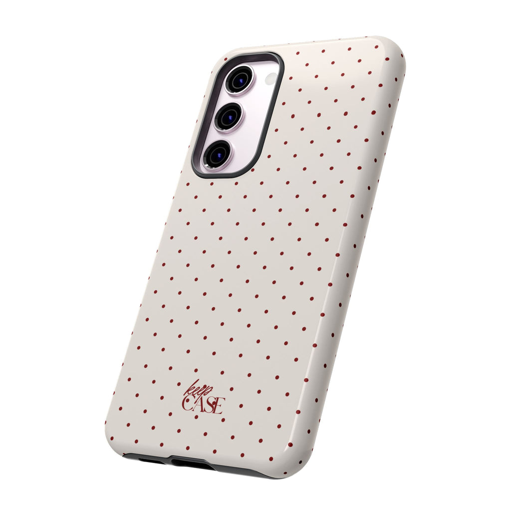 Keepcase Keepers Series — Cream Polka Dots