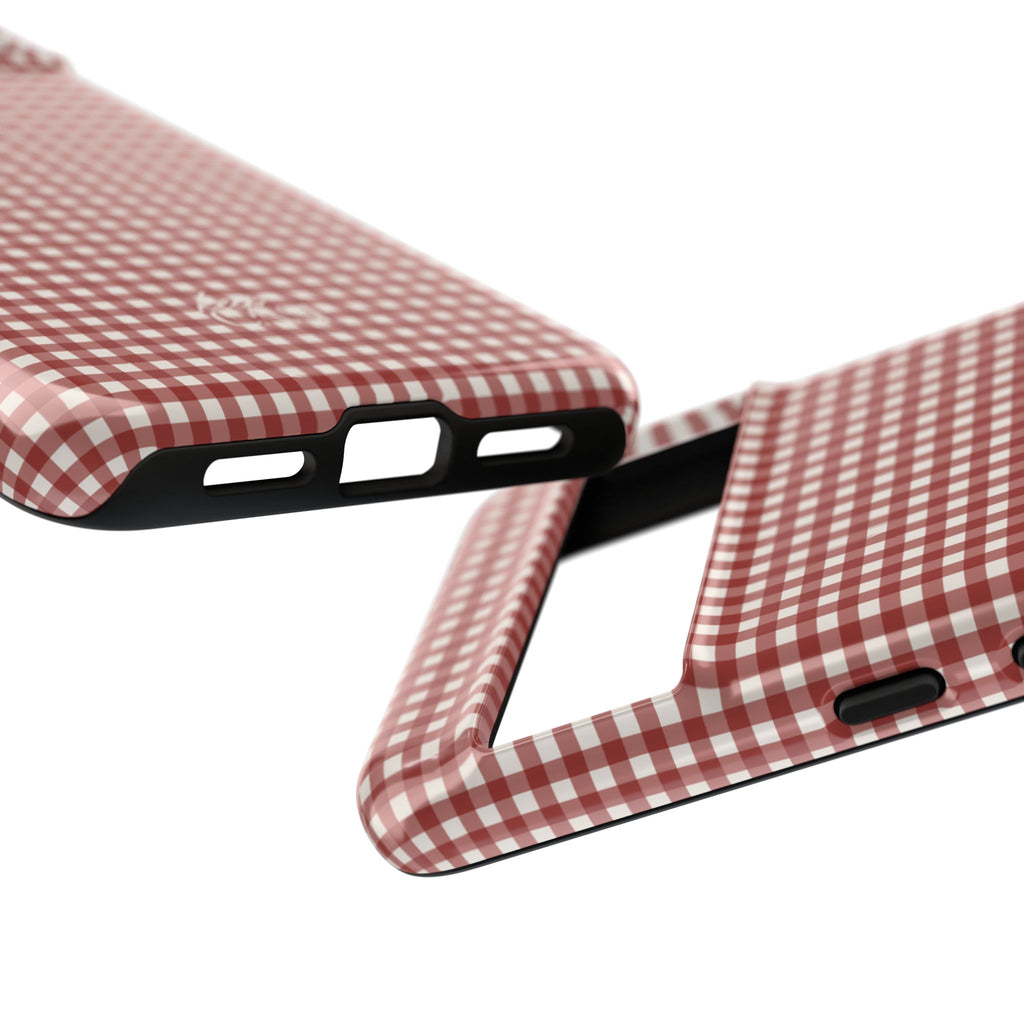 Keepcase Keepers Series — Burgundy and Cream Gingham