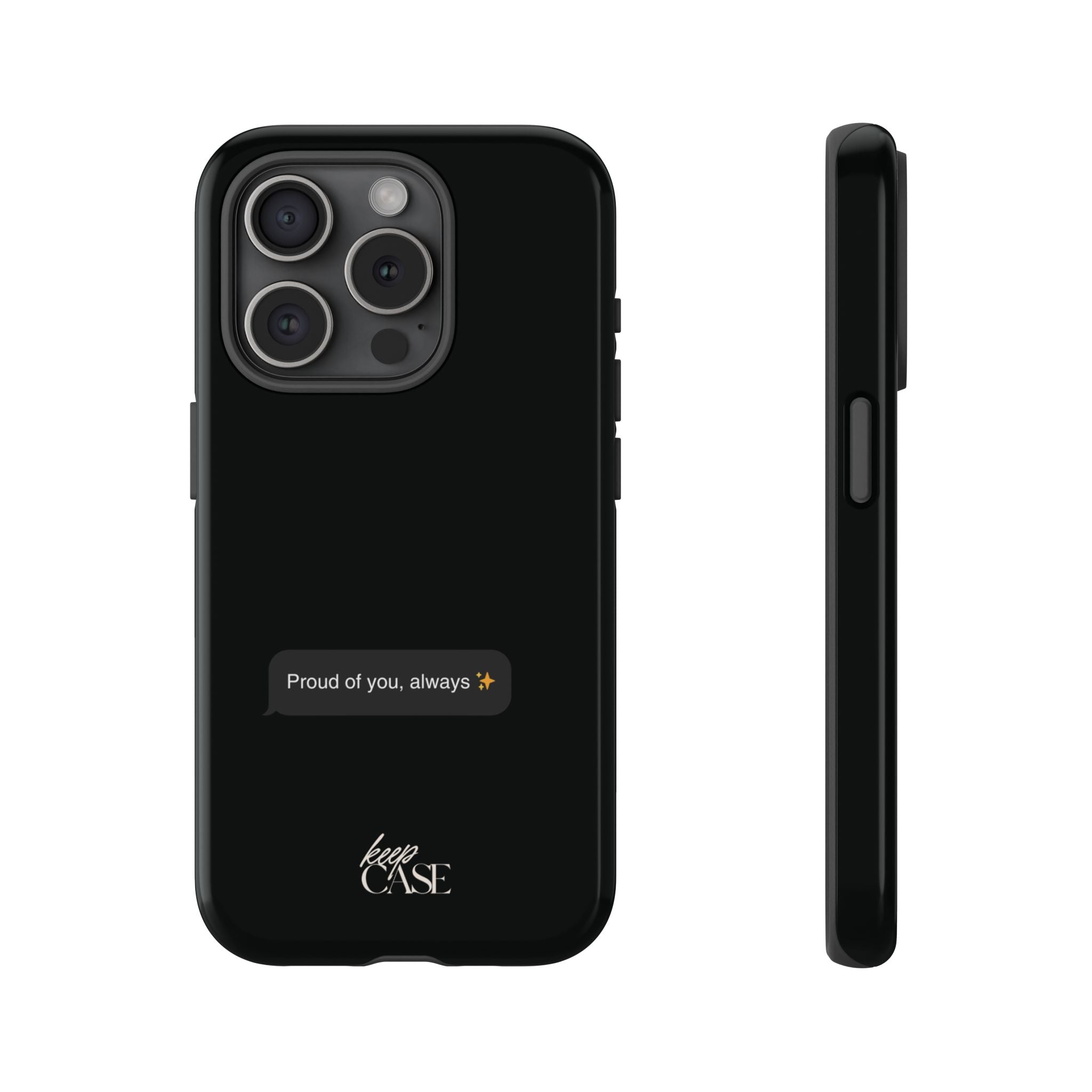 Keepcase Kept Messages Series — Proud Of You, Always (Dark Mode)