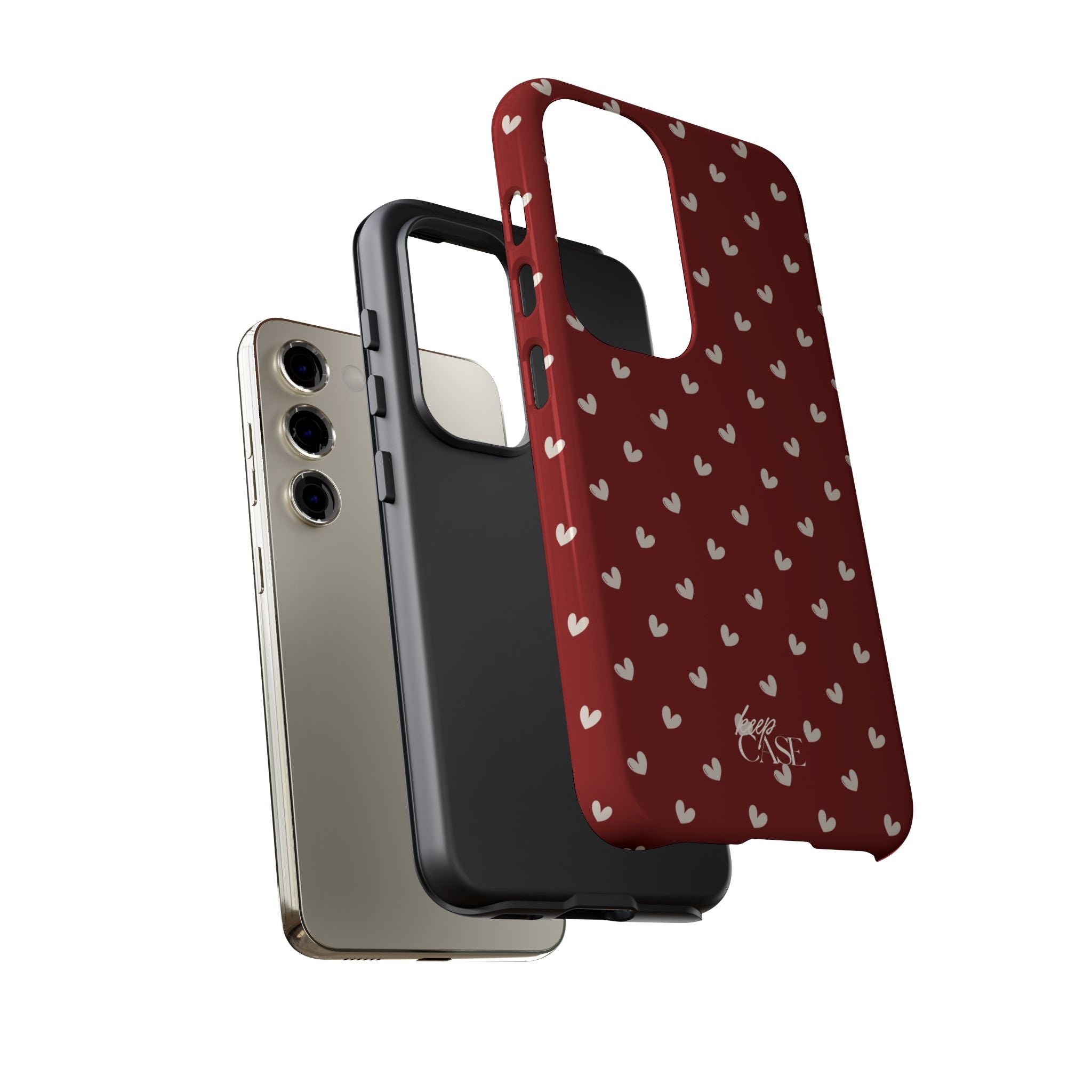Keepcase Keepers Series — Burgundy Hearts