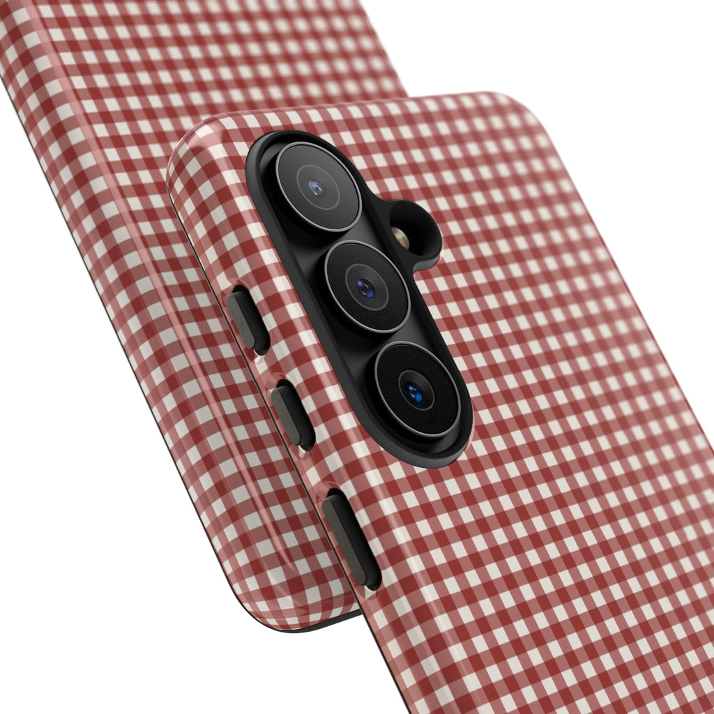 Keepcase Keepers Series — Burgundy and Cream Gingham