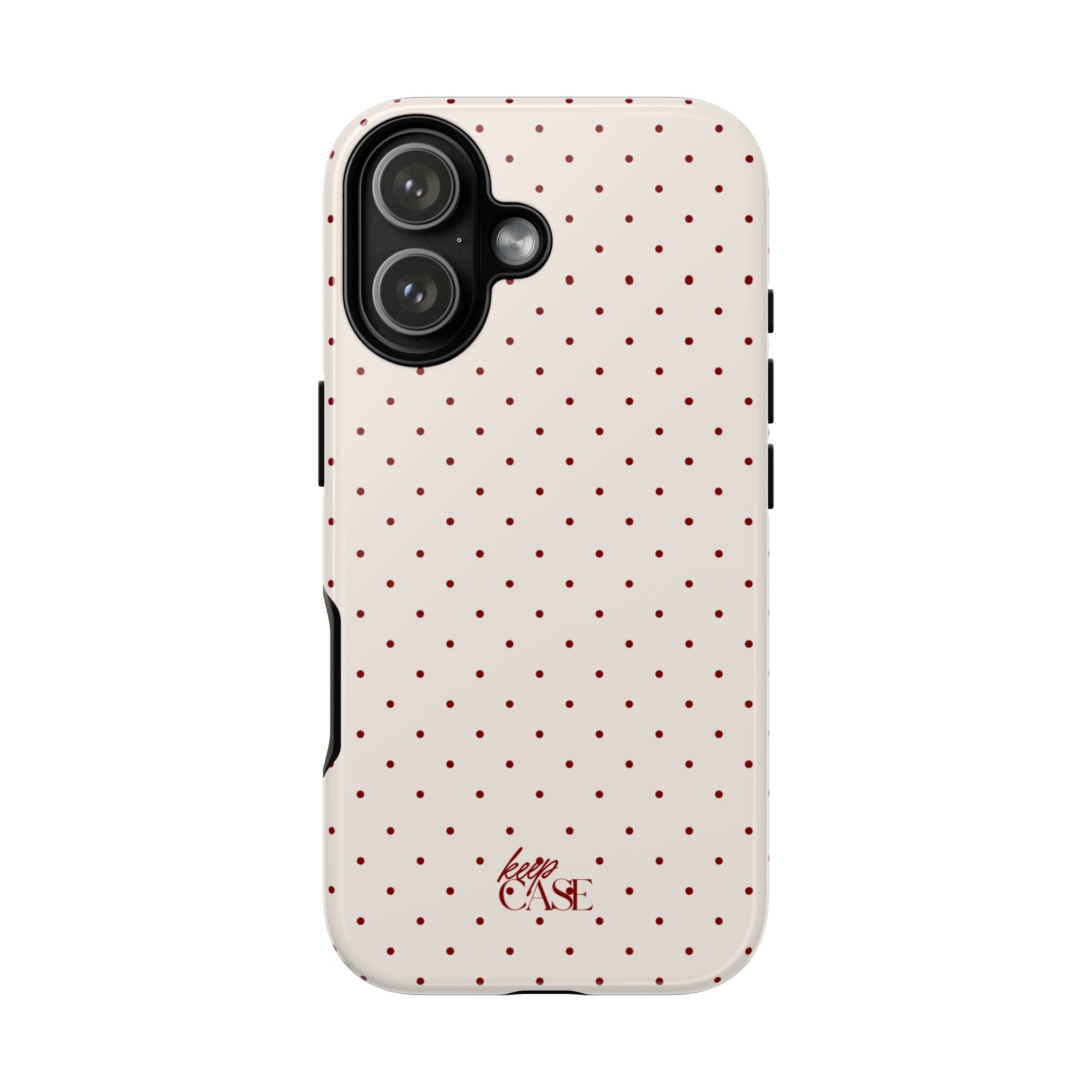 Keepcase Keepers Series — Cream Polka Dots