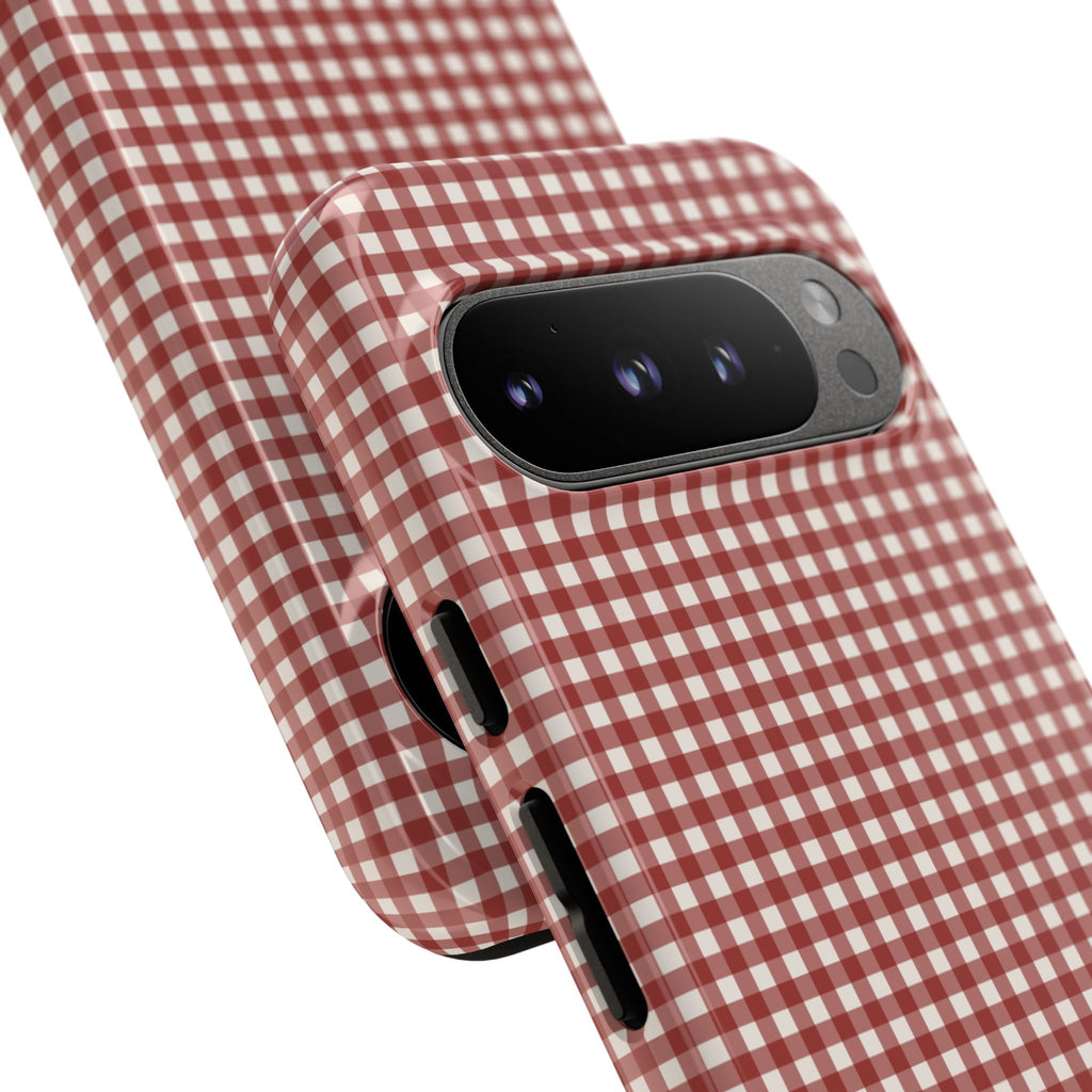 Keepcase Keepers Series — Burgundy and Cream Gingham