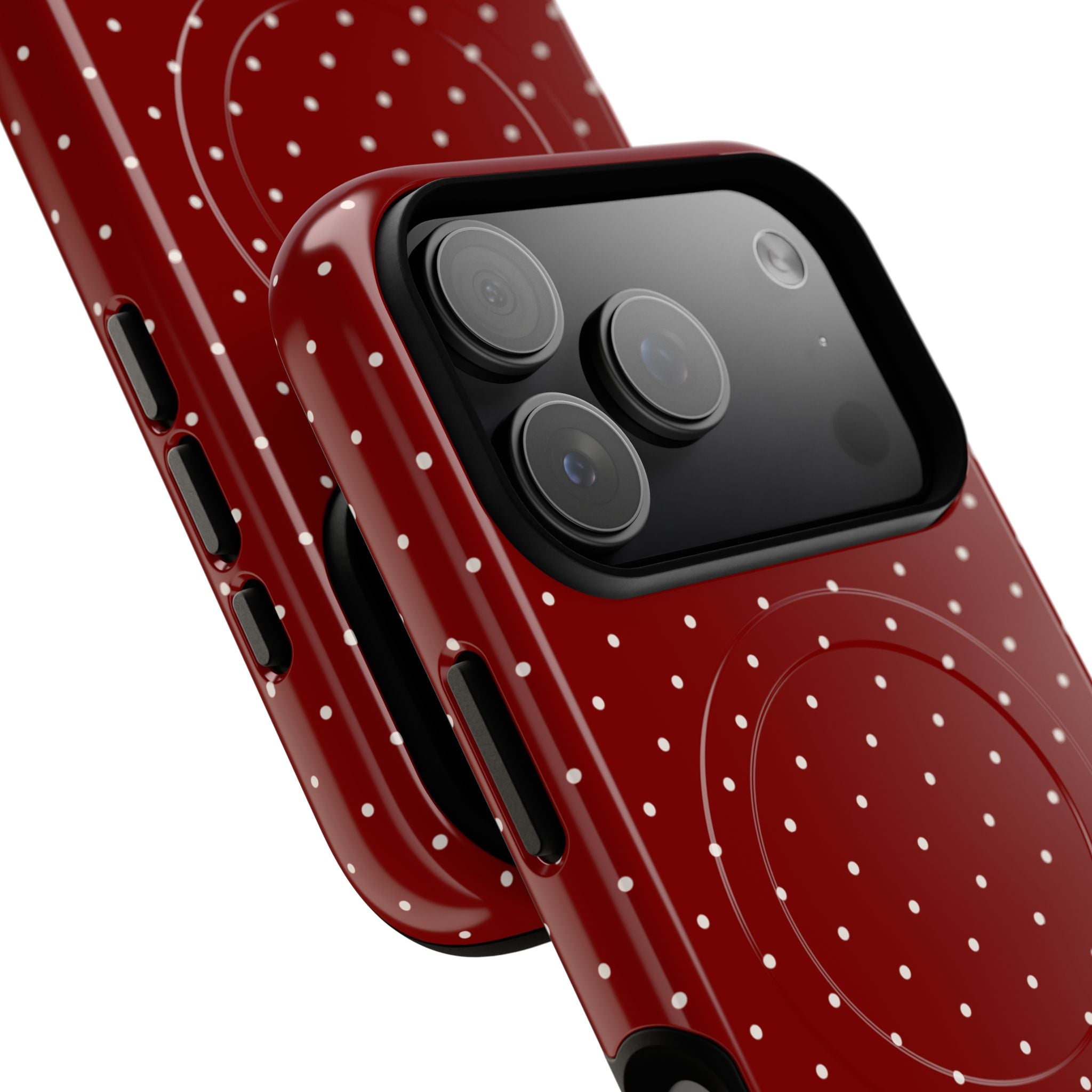 Keepcase Keepers Series — Burgundy Polka Dots
