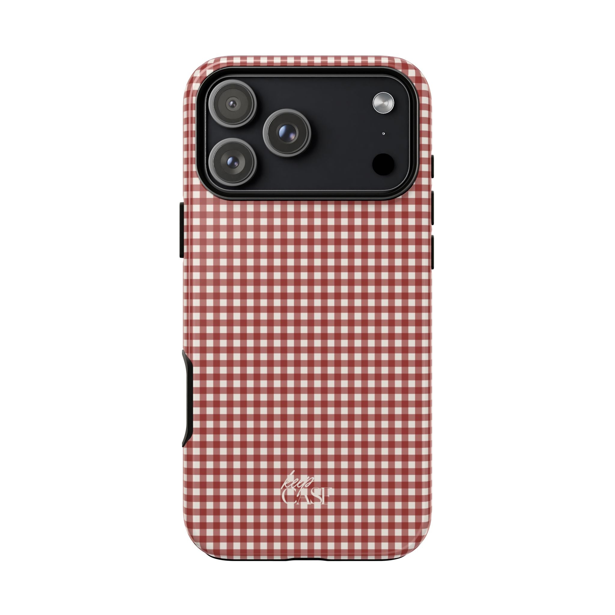 Keepcase Keepers Series — Burgundy and Cream Gingham