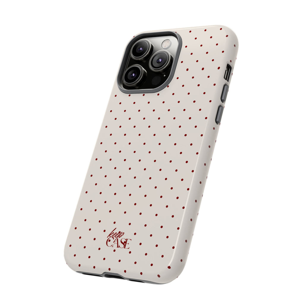 Keepcase Keepers Series — Cream Polka Dots