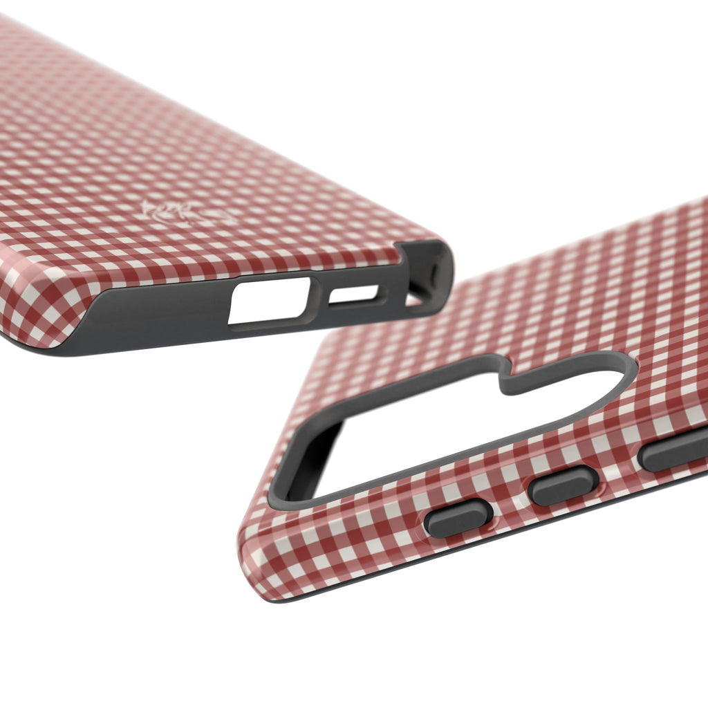 Keepcase Keepers Series — Burgundy and Cream Gingham