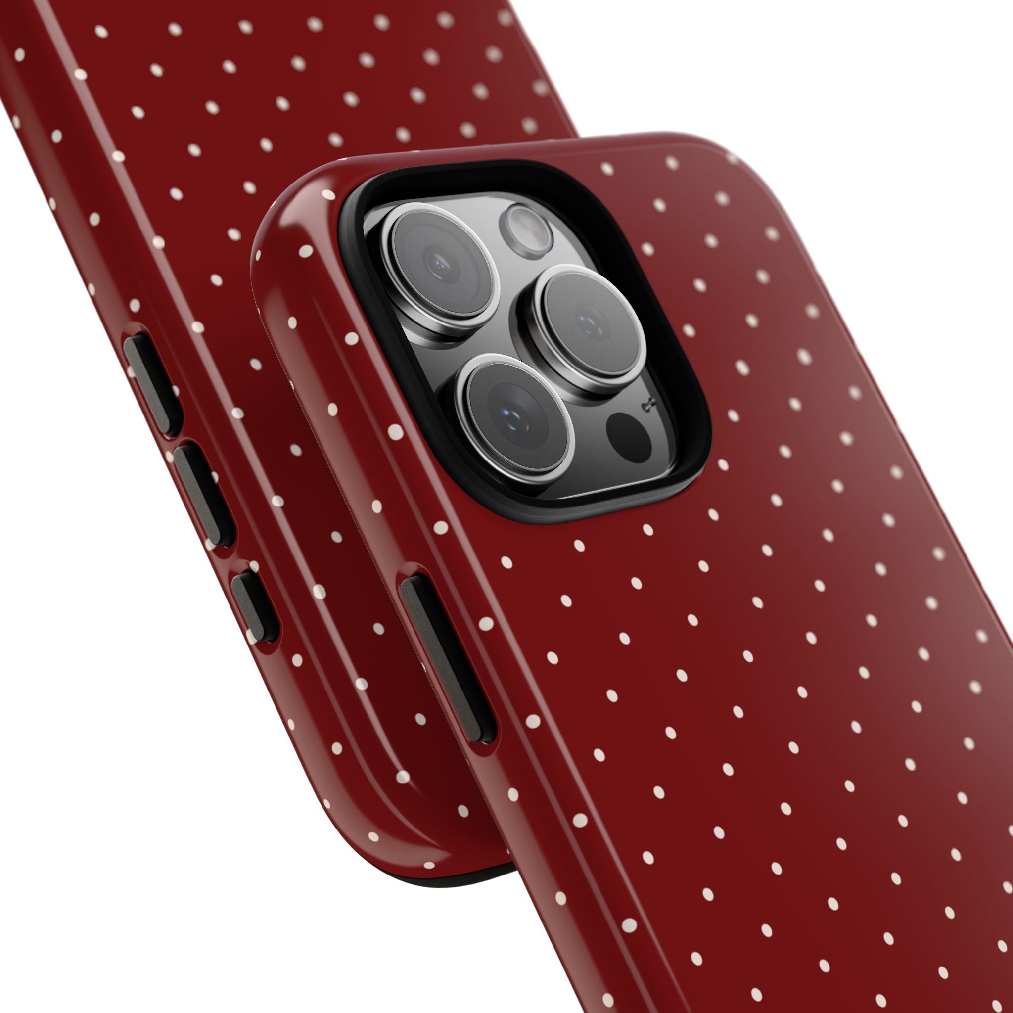Keepcase Keepers Series — Burgundy Polka Dots
