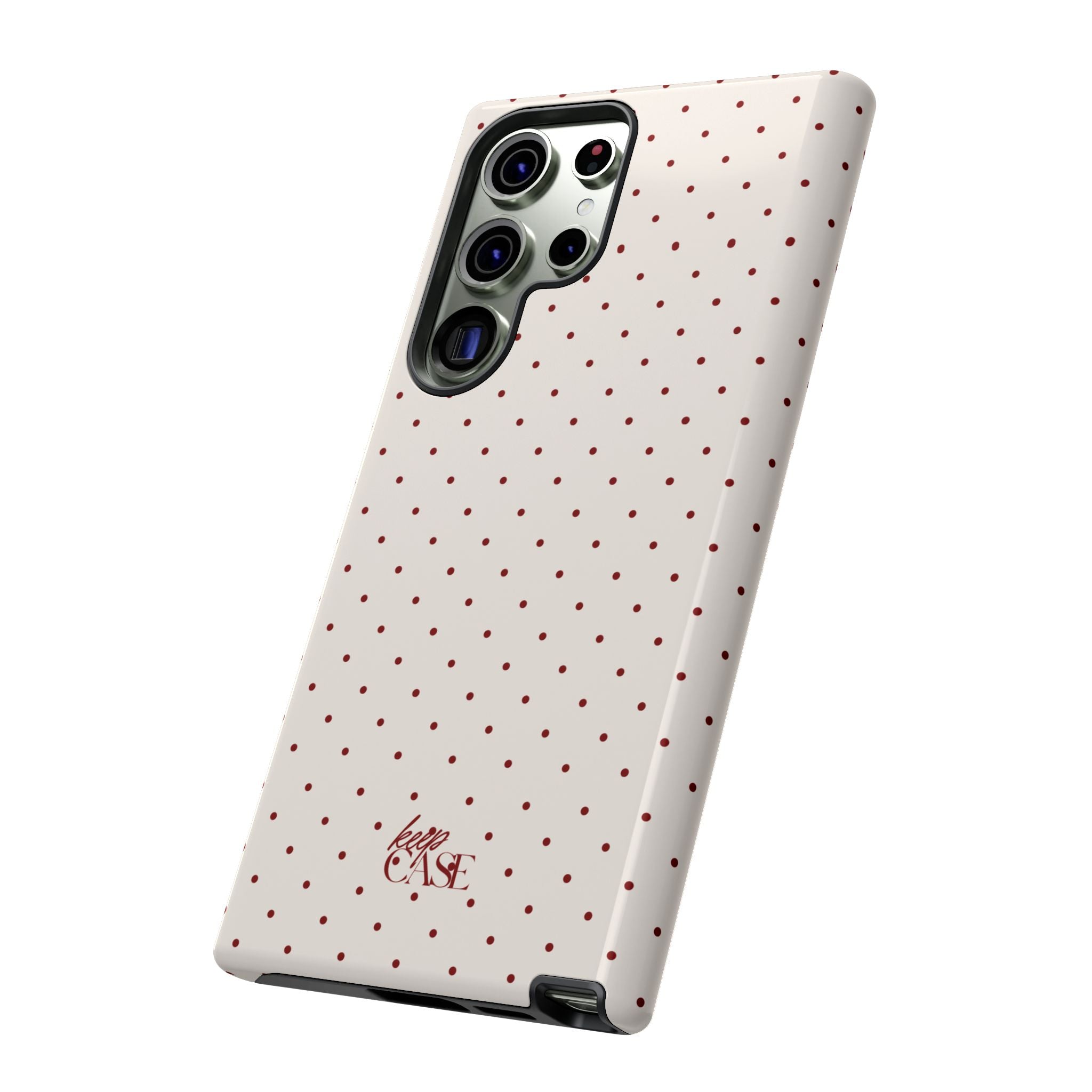Keepcase Keepers Series — Cream Polka Dots