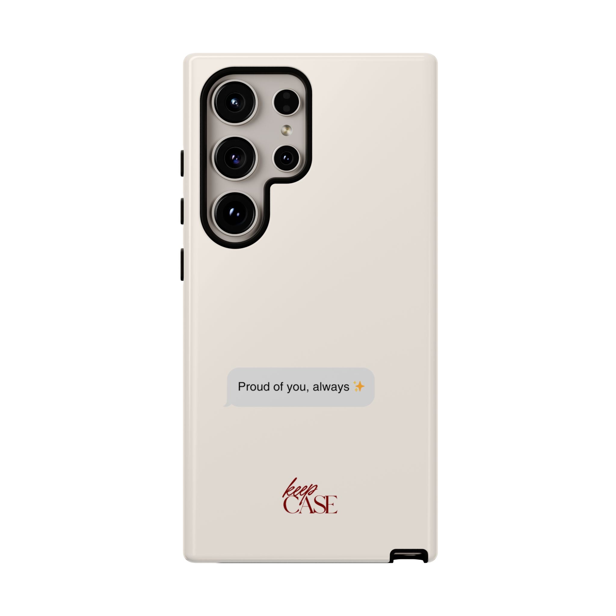 Keepcase Kept Messages Series — Proud Of You, Always (Light Mode)
