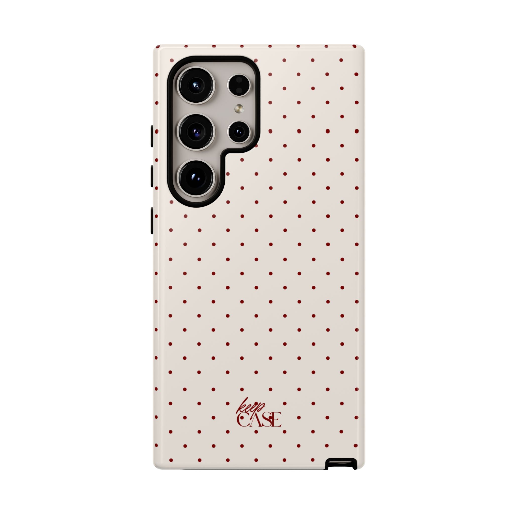Keepcase Keepers Series — Cream Polka Dots