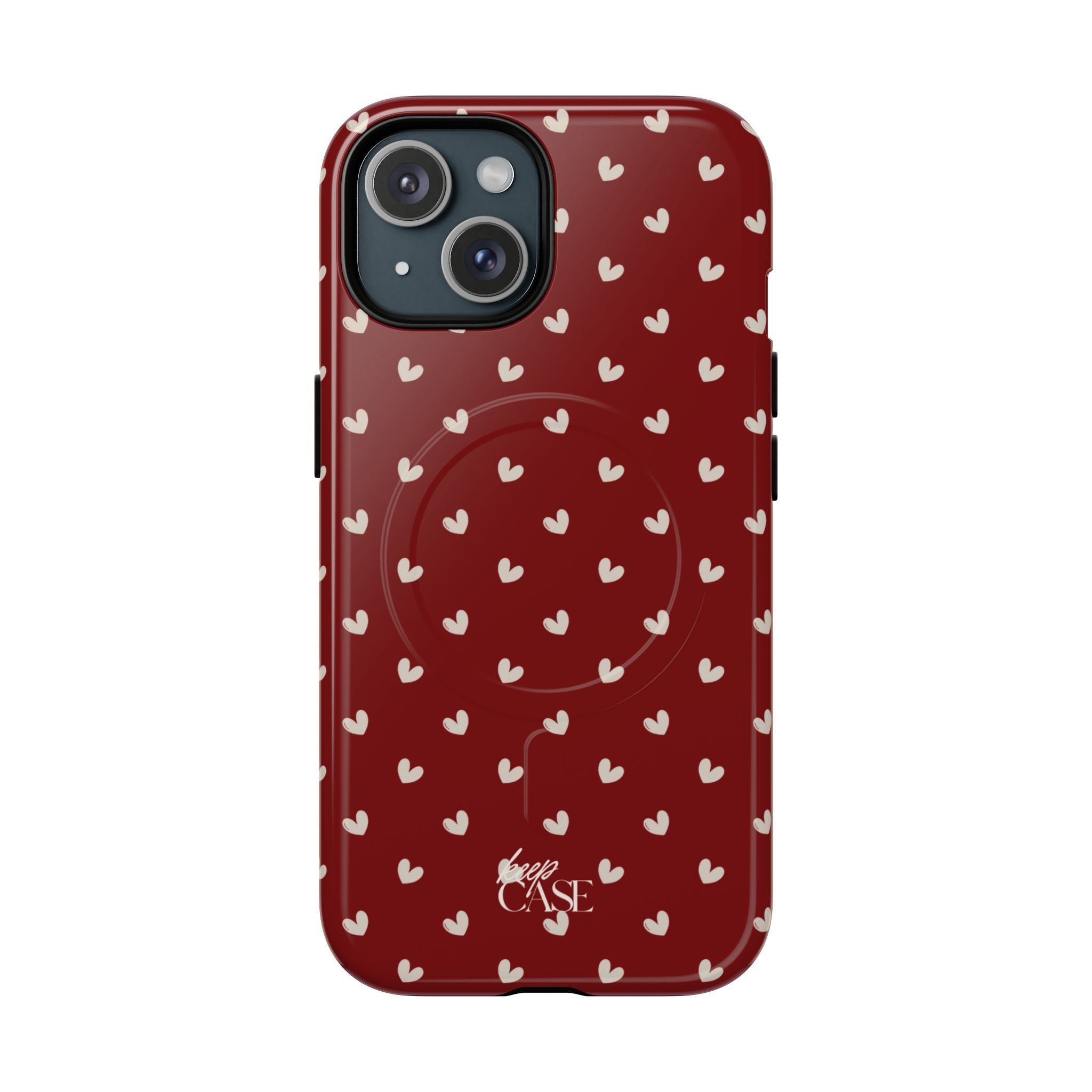 Keepcase Keepers Series — Burgundy Hearts