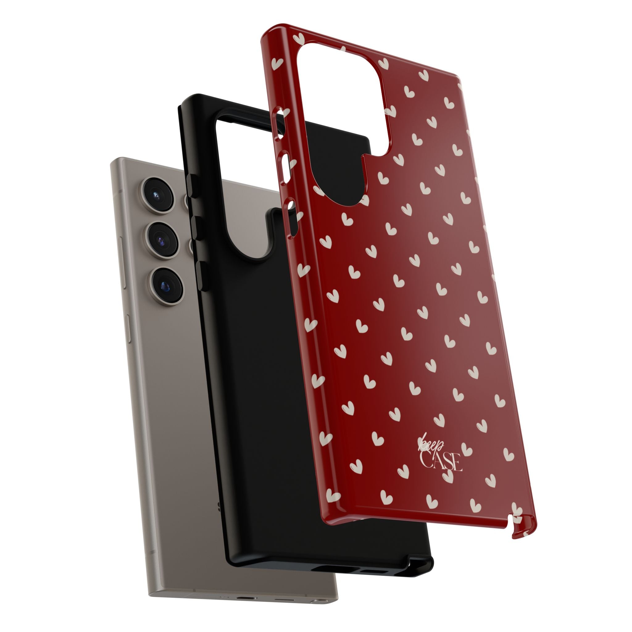 Keepcase Keepers Series — Burgundy Hearts