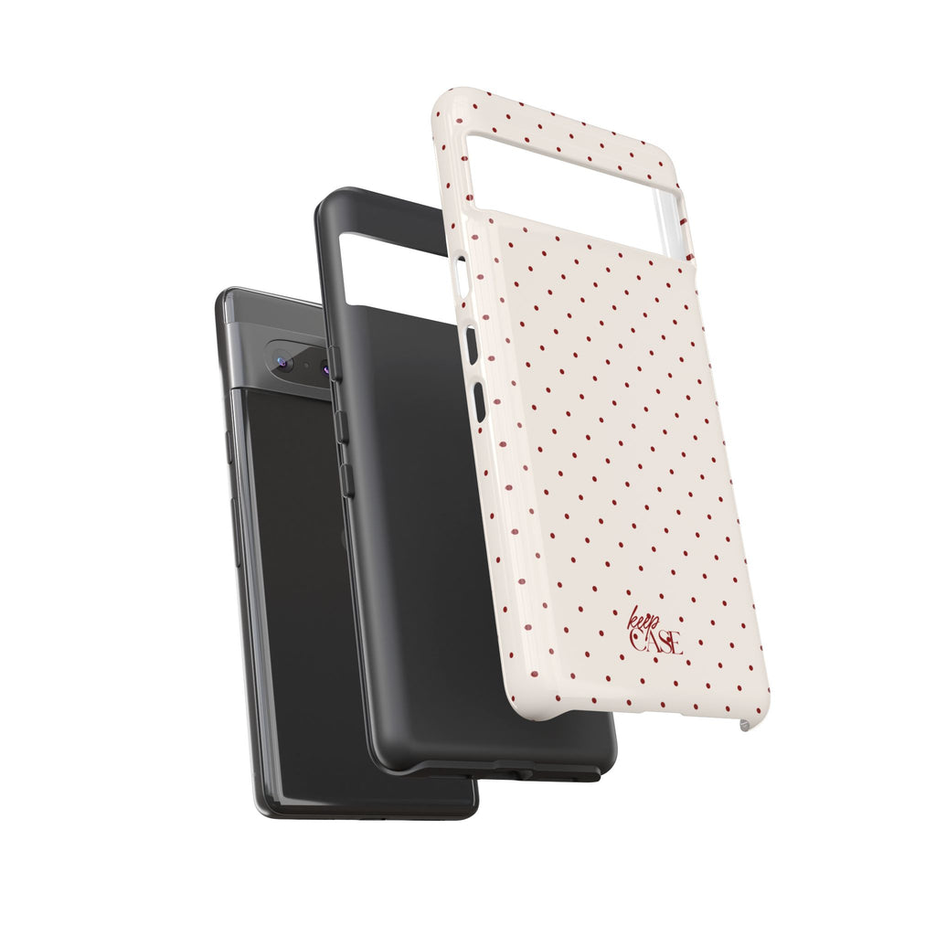 Keepcase Keepers Series — Cream Polka Dots