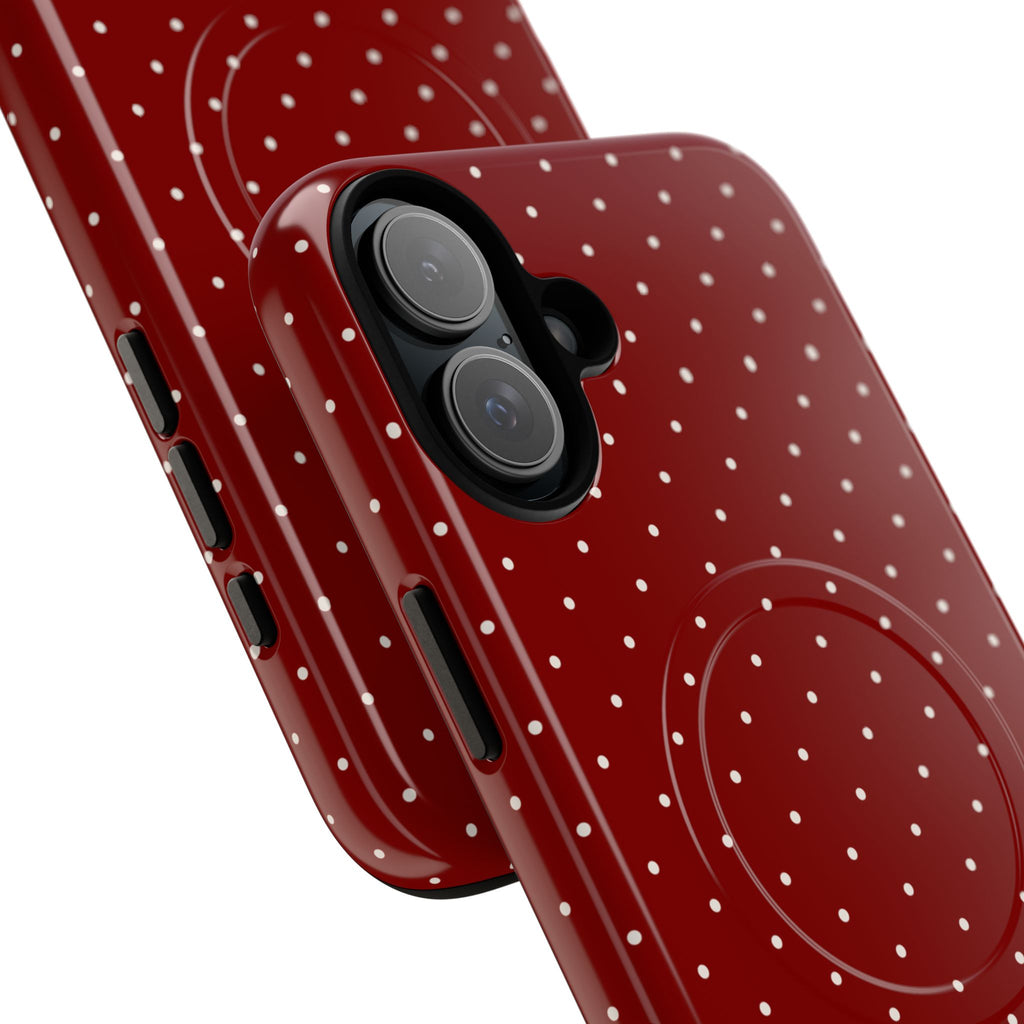 Keepcase Keepers Series — Burgundy Polka Dots