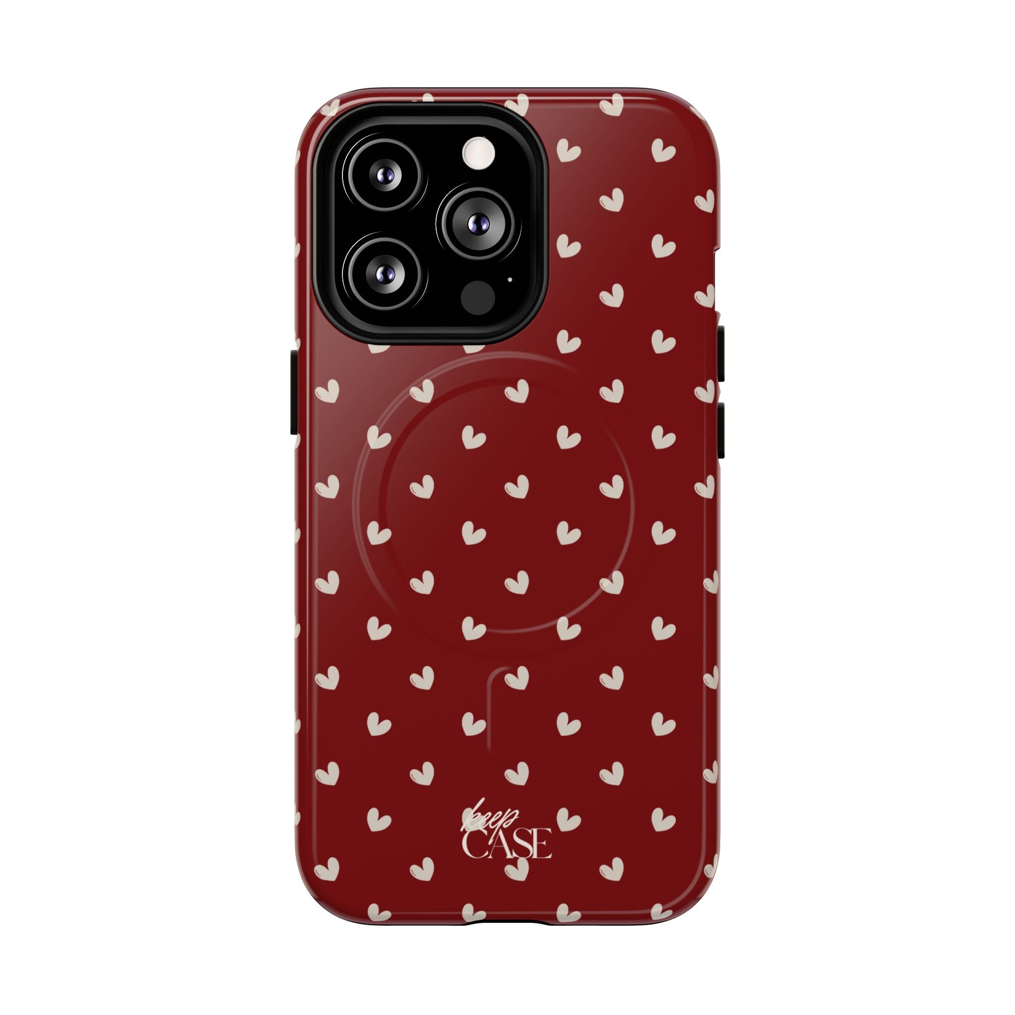 Keepcase Keepers Series — Burgundy Hearts