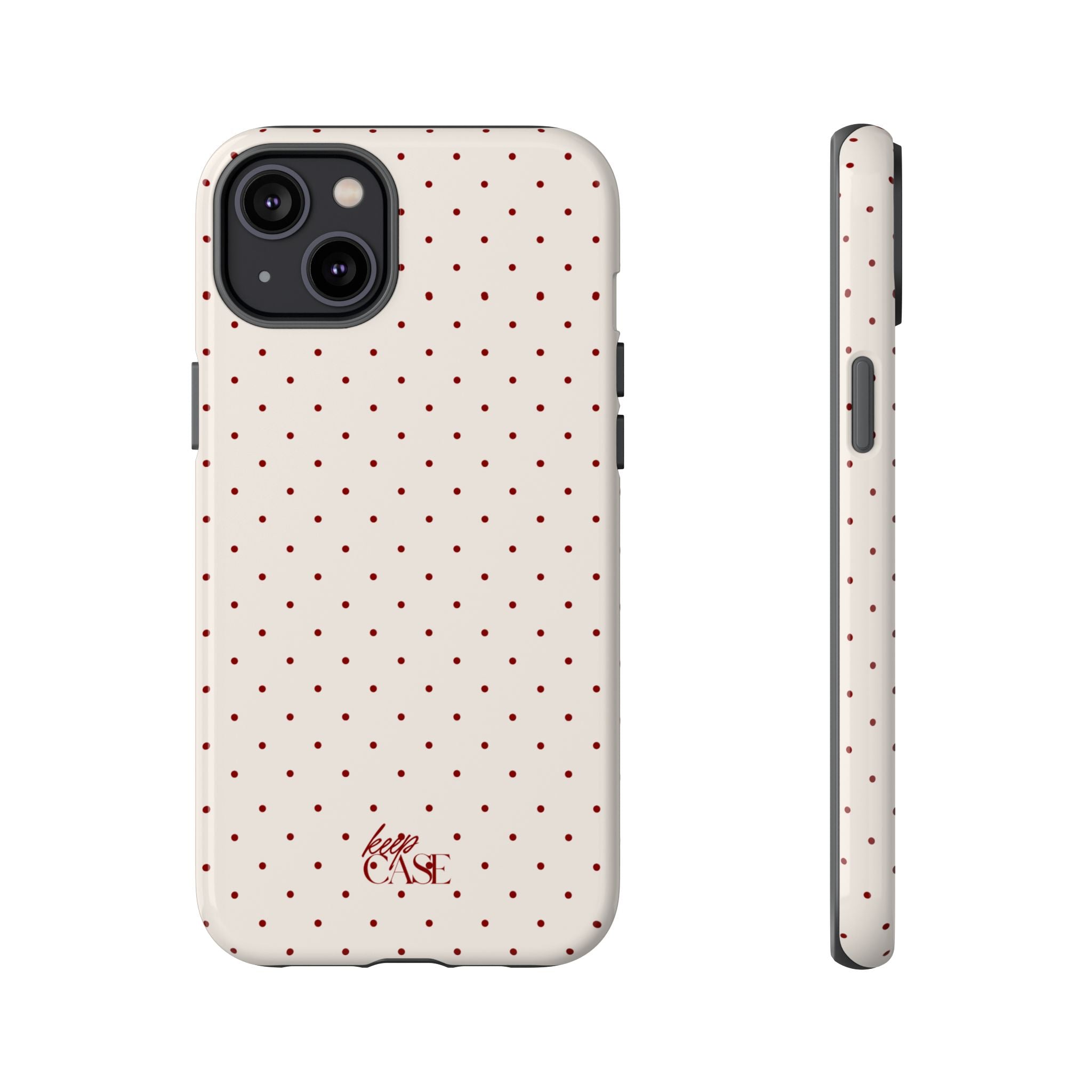 Keepcase Keepers Series — Cream Polka Dots
